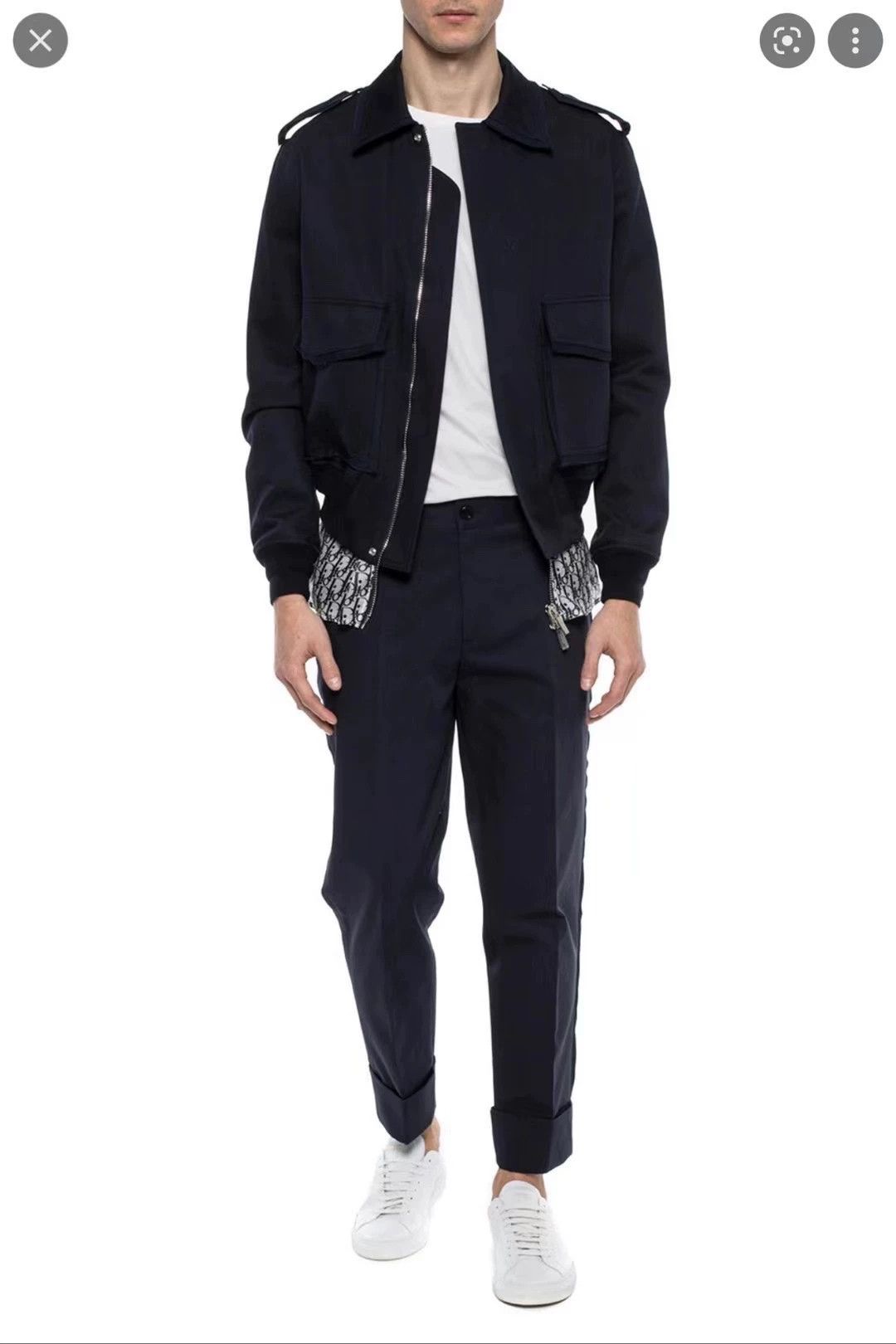 Dior Dior Homme Raw-Trimmed Zip Jacket Size US M / EU 48-50 / 2 - 7 Thumbnail
