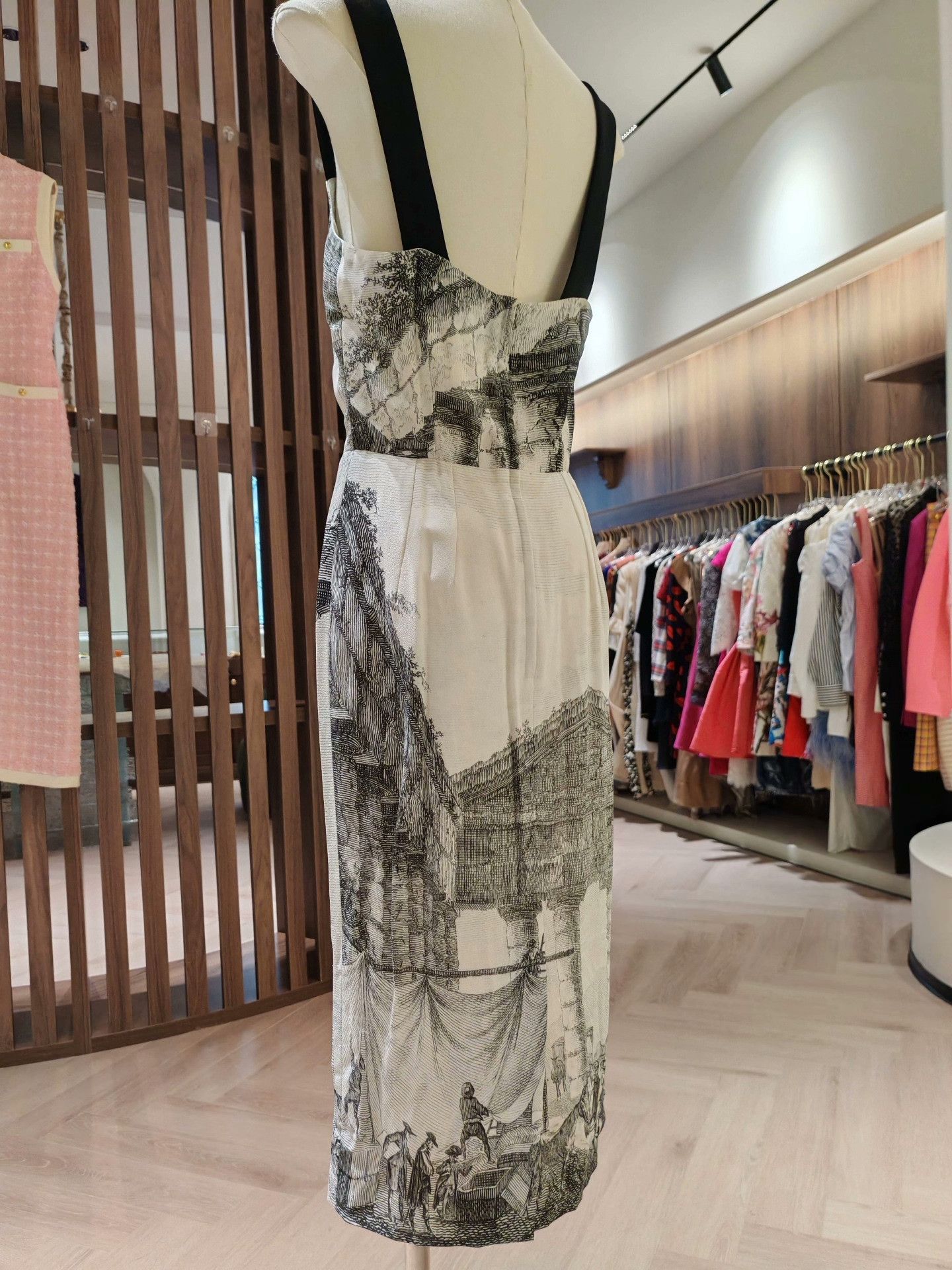 Dolce & Gabbana Dolce & Gabbana Ink Painting Dress Size S / US 4 / IT 40 - 6 Thumbnail