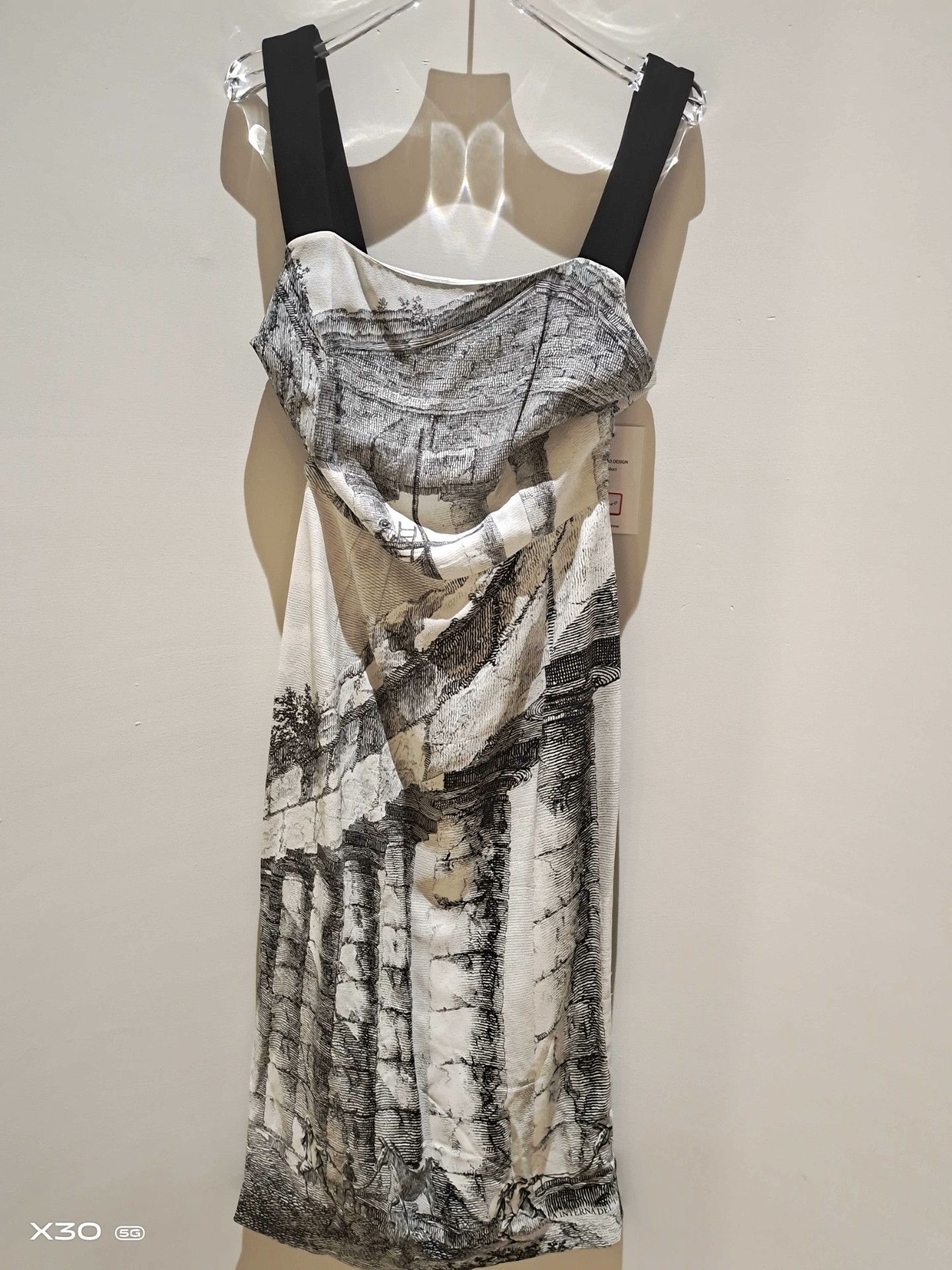 Dolce & Gabbana Dolce & Gabbana Ink Painting Dress Size S / US 4 / IT 40 - 2 Thumbnail