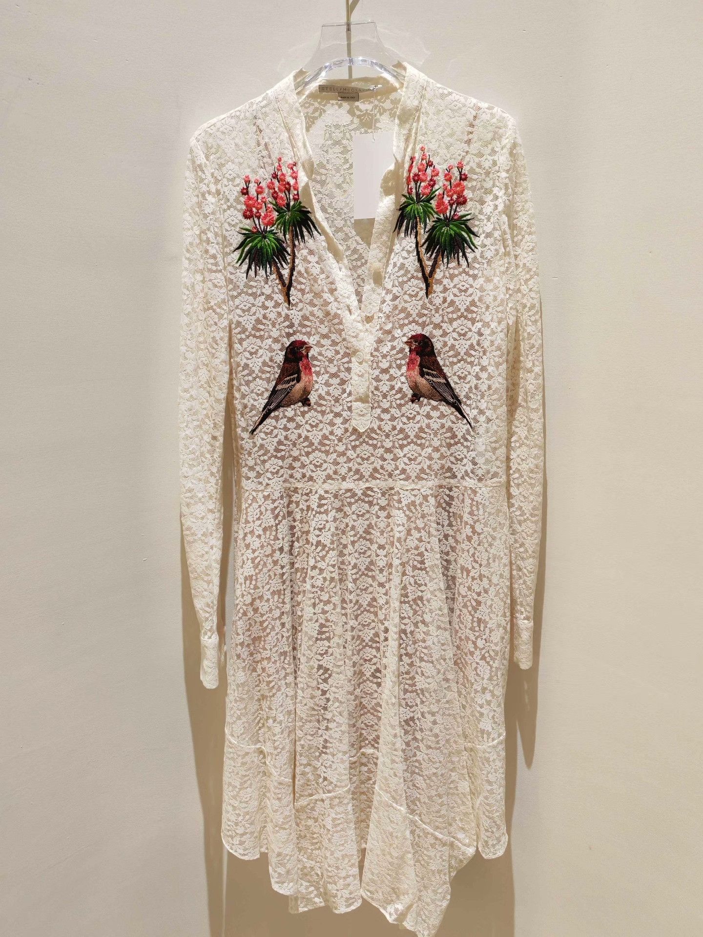 Stella McCartney Stella McCartney White Lace Dress Size S / US 4 / IT 40 - 4 Thumbnail