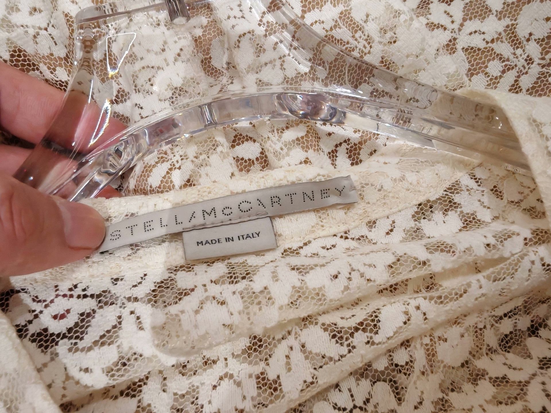 Stella McCartney Stella McCartney White Lace Dress Size S / US 4 / IT 40 - 7 Thumbnail