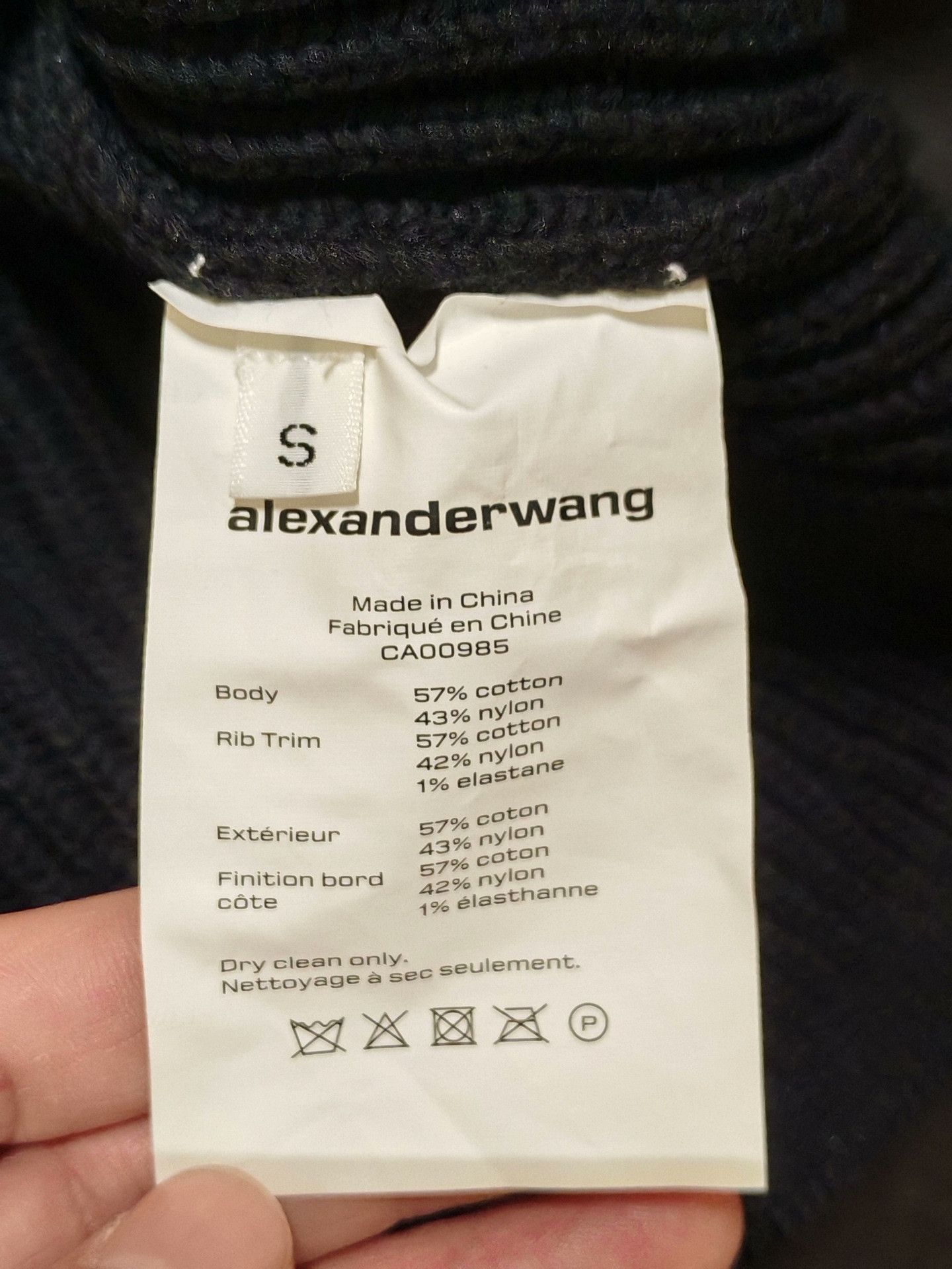 Alexander Wang Alexander Wang Black V-Neck Short-Sleeve Knit Cardigan Size S / US 4 / IT 40 - 5 Thumbnail