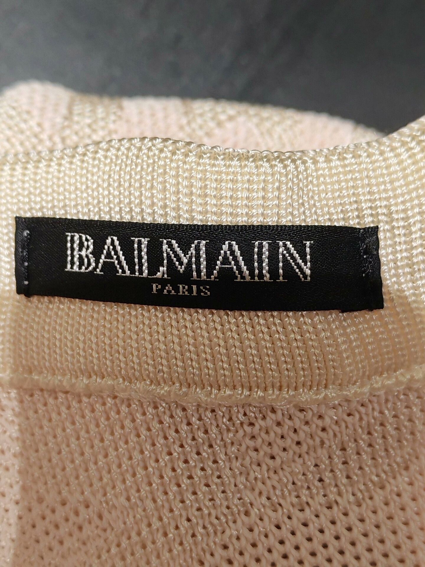 Balmain Balmain Light Pink Mesh Knit Wrap Skirt Size 36" / US 14 / IT 50 - 5 Thumbnail