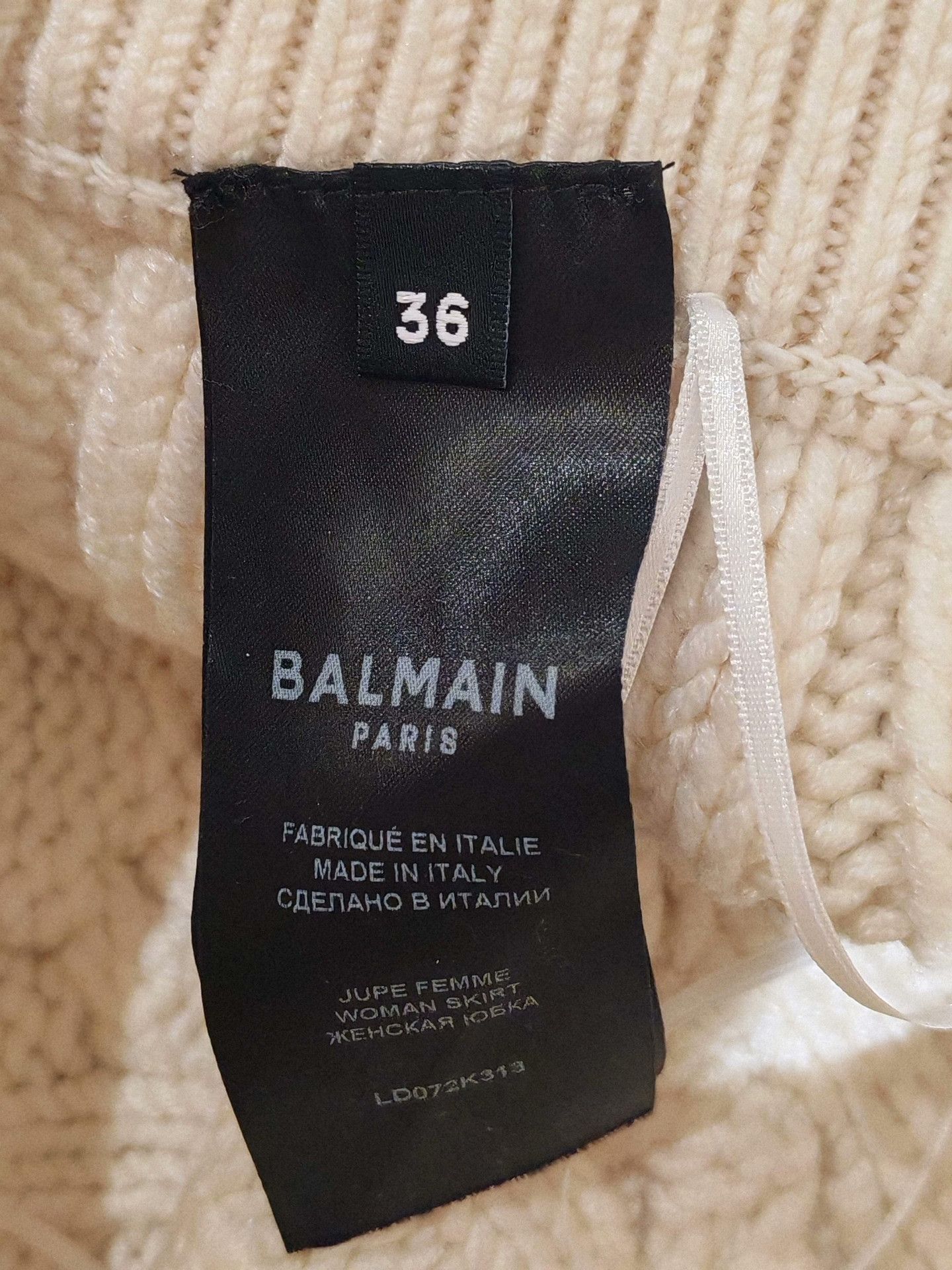 Balmain Balmain Silver Sequin Knit Set Size XS / US 0-2 / IT 36-38 - 9 Thumbnail