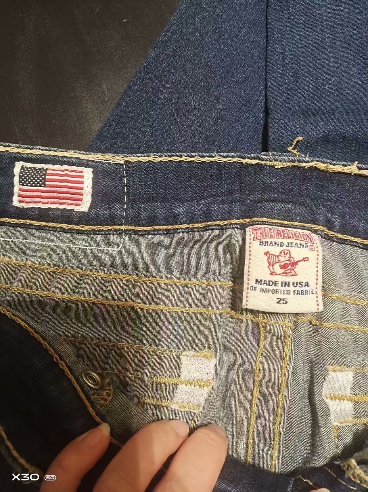 True Religion True Religion Mid-Rise Skinny Classic Jeans 25 Size 25" / US 0 / IT 36 - 5 Thumbnail