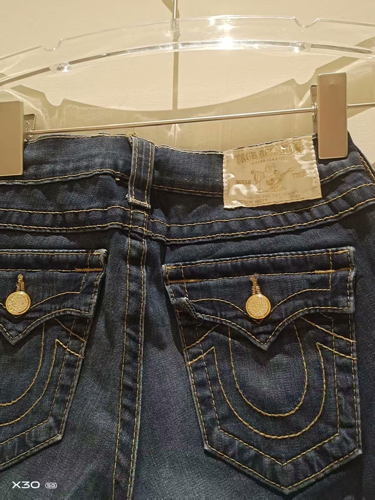 True Religion True Religion Mid-Rise Skinny Classic Jeans 25 Size 25" / US 0 / IT 36 - 3 Thumbnail