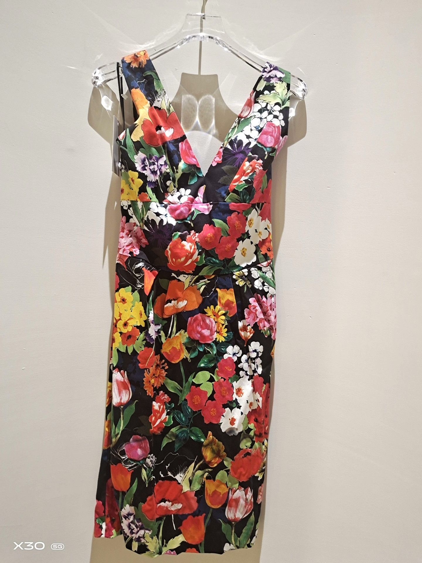 Moschino MOSCHINO Floral Print Midi Dress Size S / US 4 / IT 40 - 8 Thumbnail