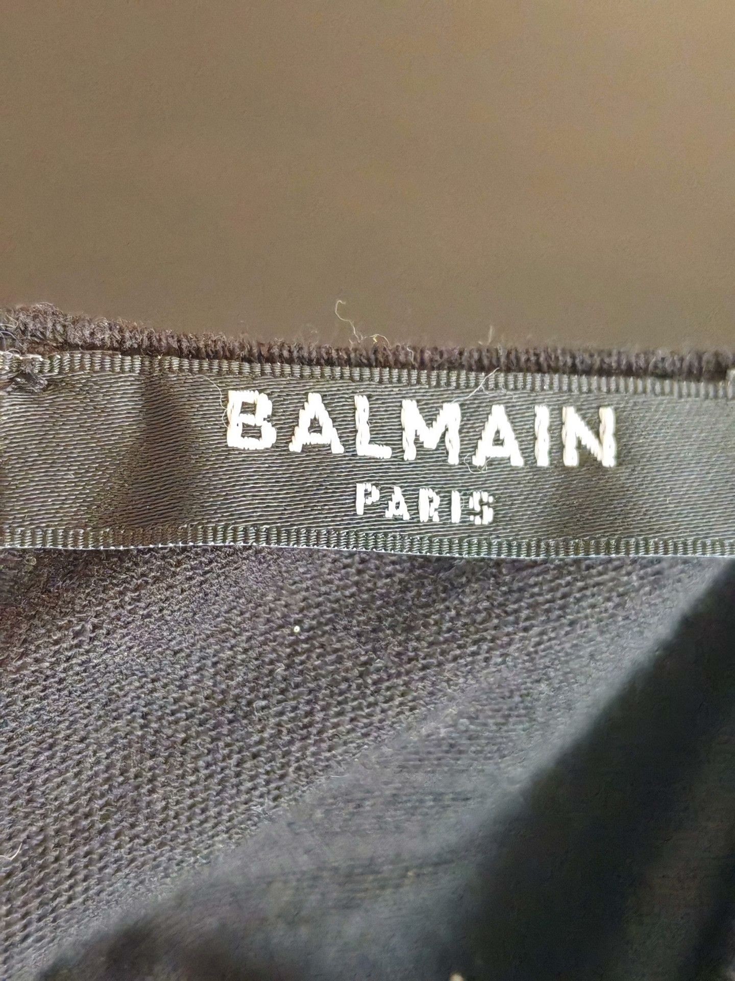Balmain Balmain Black Zip Jumpsuit Size 36 Size XS / US 0-2 / IT 36-38 - 4 Thumbnail
