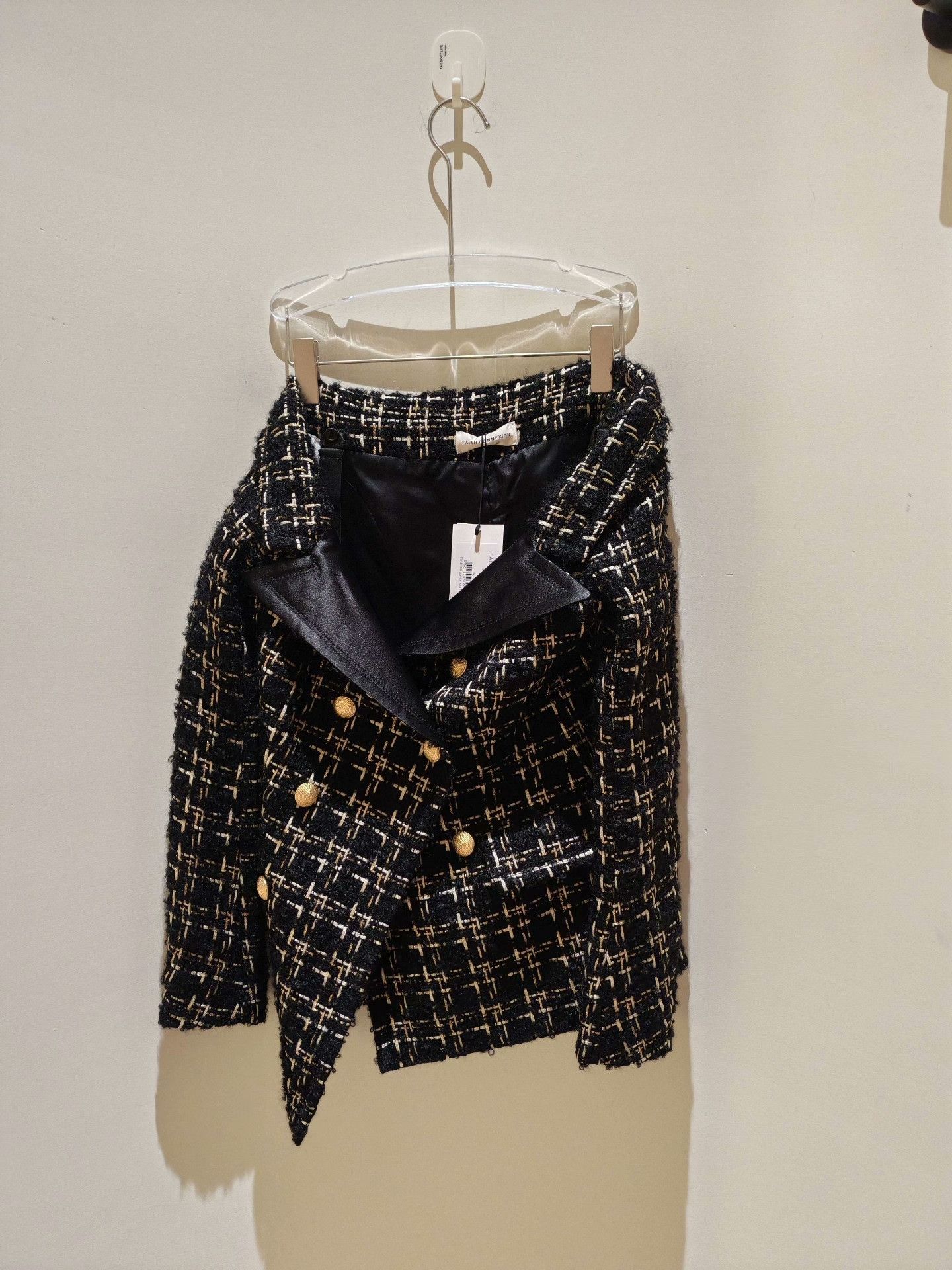 Faith Connexion Faith Connexion Wool Off-Shoulder Coat 38 Size S / US 4 / IT 40 - 2 Thumbnail