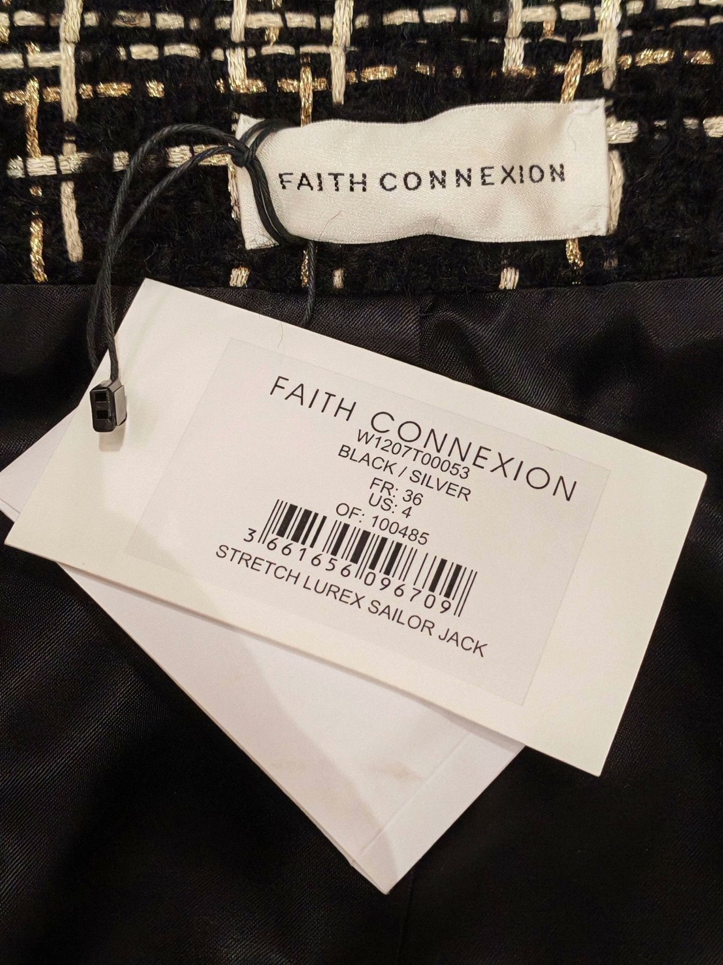 Faith Connexion Faith Connexion Wool Off-Shoulder Coat 38 Size S / US 4 / IT 40 - 9 Thumbnail