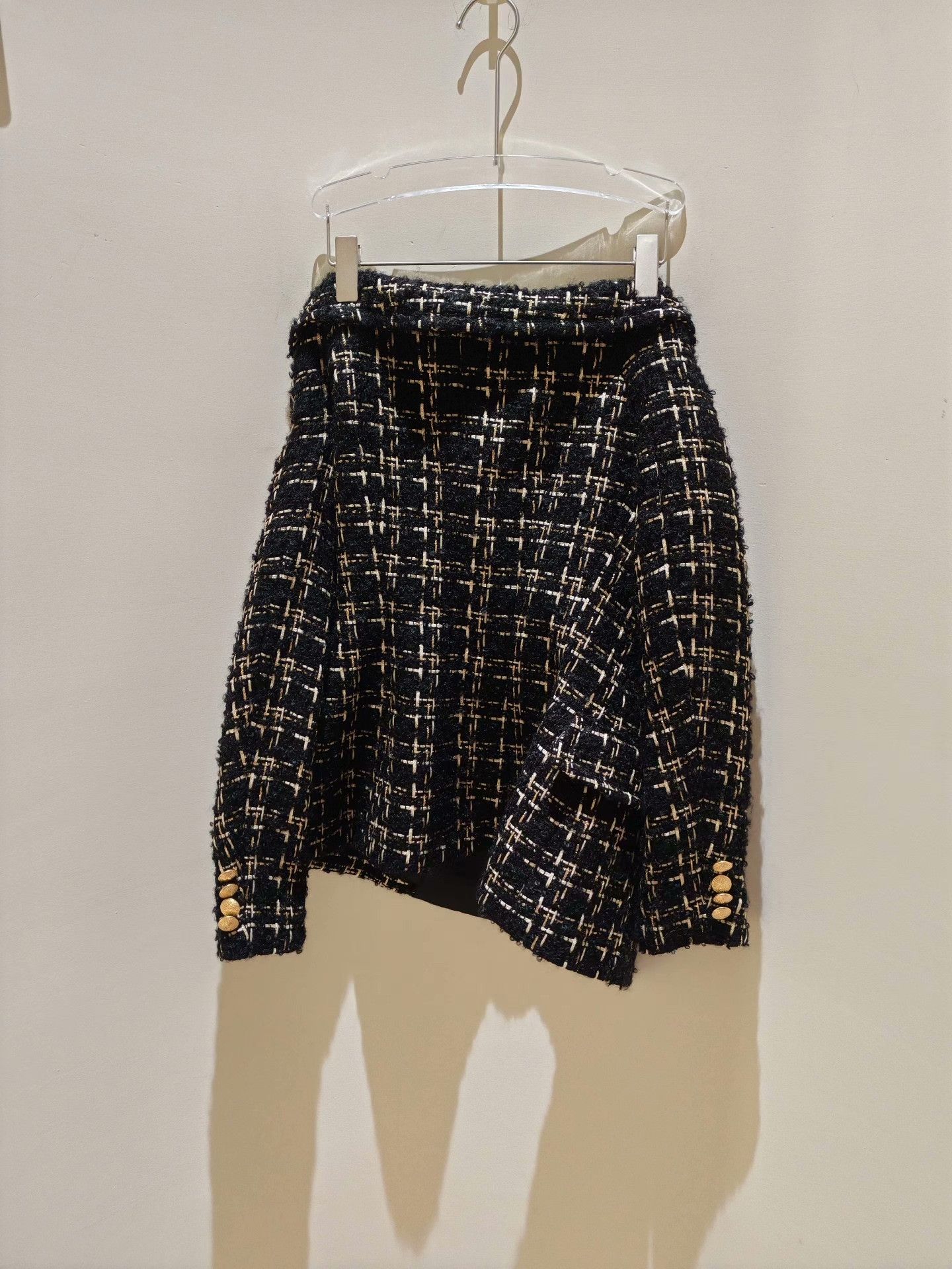 Faith Connexion Faith Connexion Wool Off-Shoulder Coat 38 Size S / US 4 / IT 40 - 4 Thumbnail