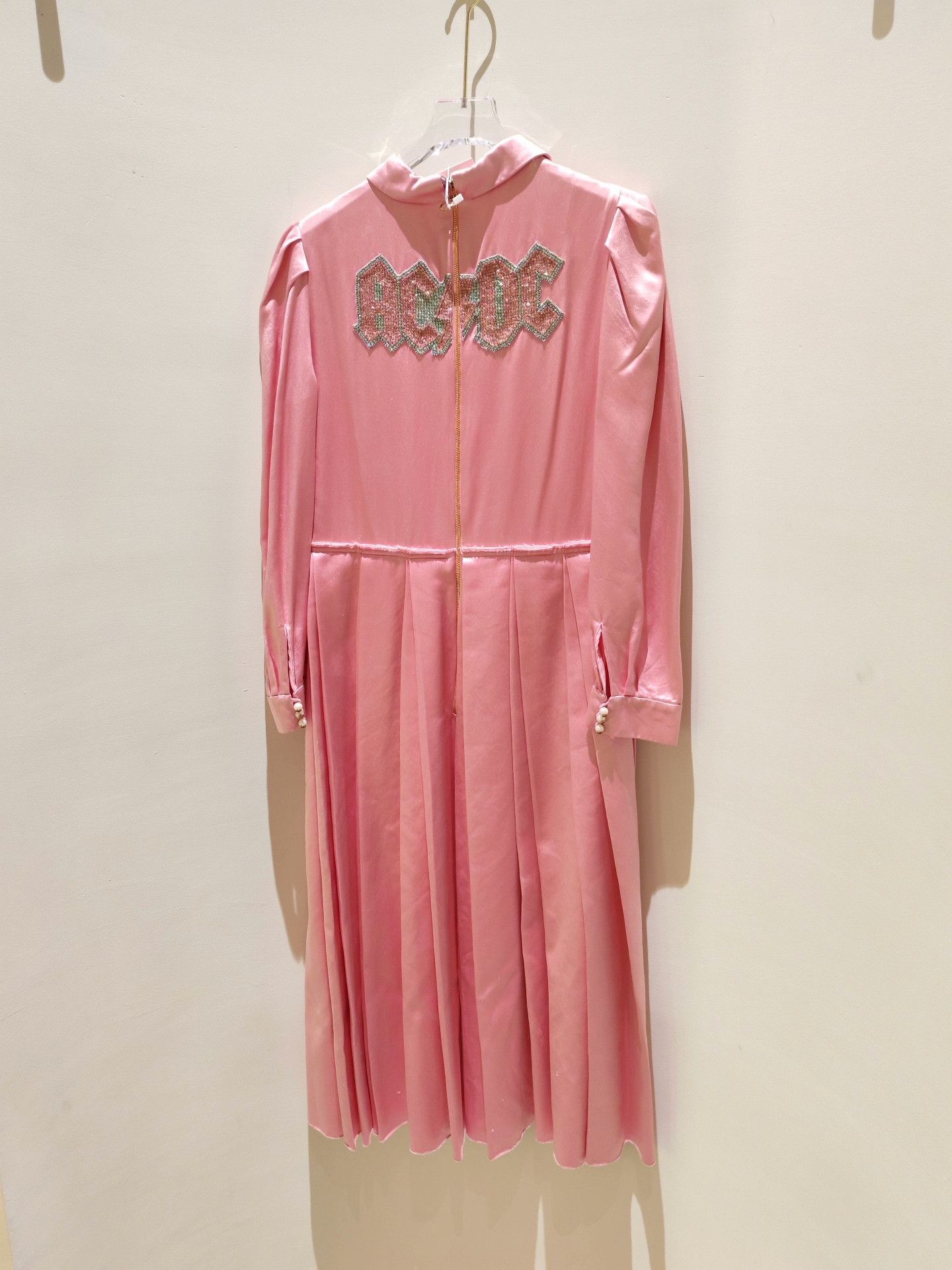 Gucci Gucci Pink Satin Dress Size 42 Size M / US 6-8 / IT 42-44 - 7 Thumbnail