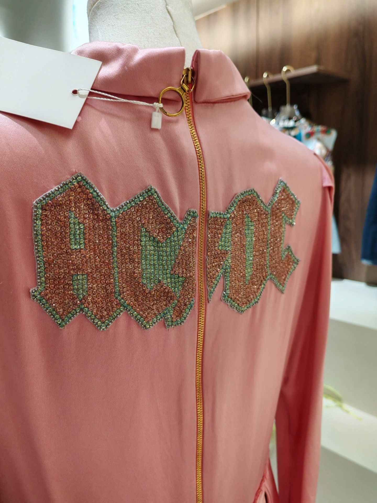 Gucci Gucci Pink Satin Dress Size 42 Size M / US 6-8 / IT 42-44 - 3 Thumbnail