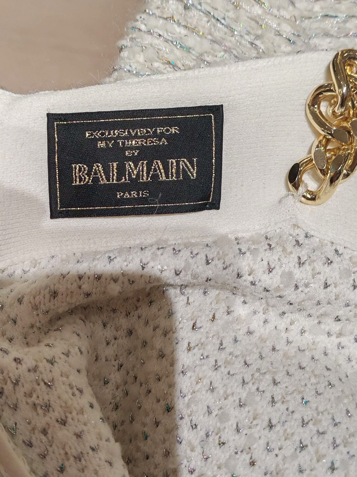 Balmain Balmain Tweed Camisole Mini Dress Size 38" / US 16 / IT 52 - 5 Thumbnail