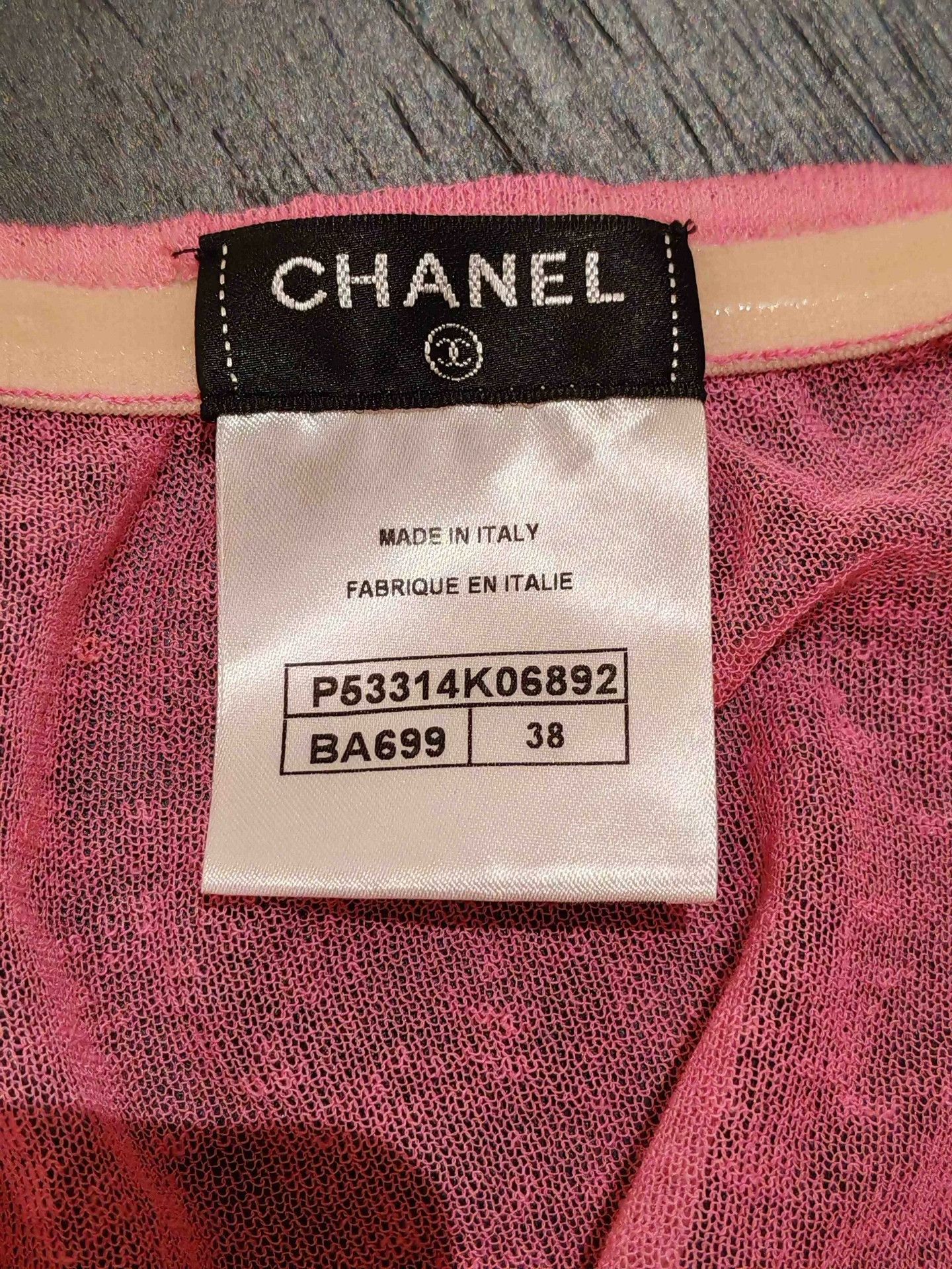 Chanel Chanel Pink Knit Sleeveless Dress 38 Size S / US 4 / IT 40 - 5 Thumbnail