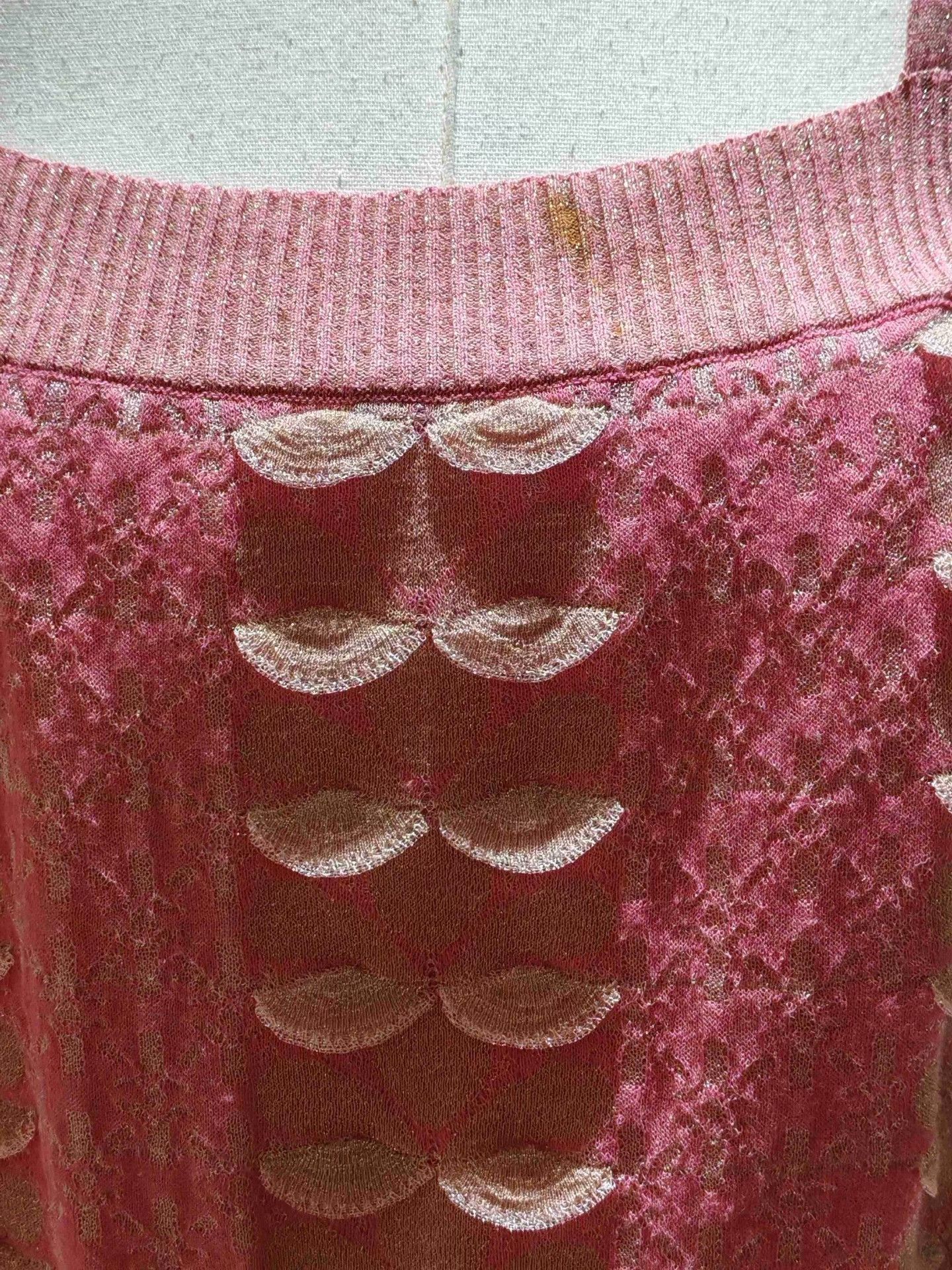 Chanel Chanel Pink Knit Sleeveless Dress 38 Size S / US 4 / IT 40 - 3 Thumbnail