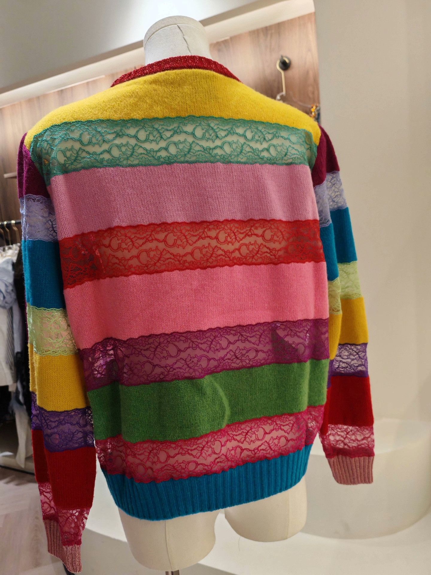 Gucci Gucci Rainbow Cat Embroidery Sweater Size L / US 10 / IT 46 - 6 Thumbnail