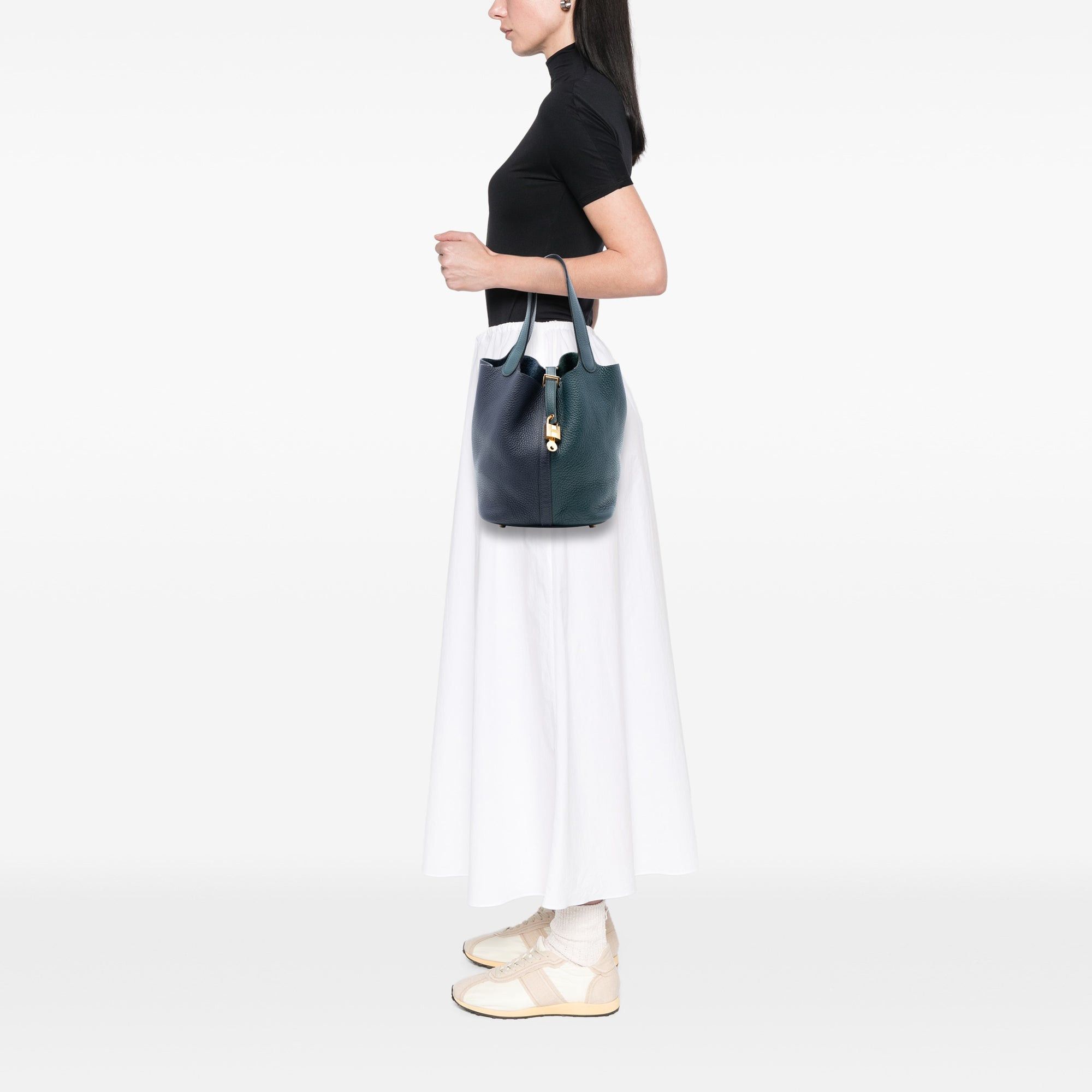 Hermes Bicolor Clemence Picotin Lock 22 Size ONE SIZE - 7 Thumbnail