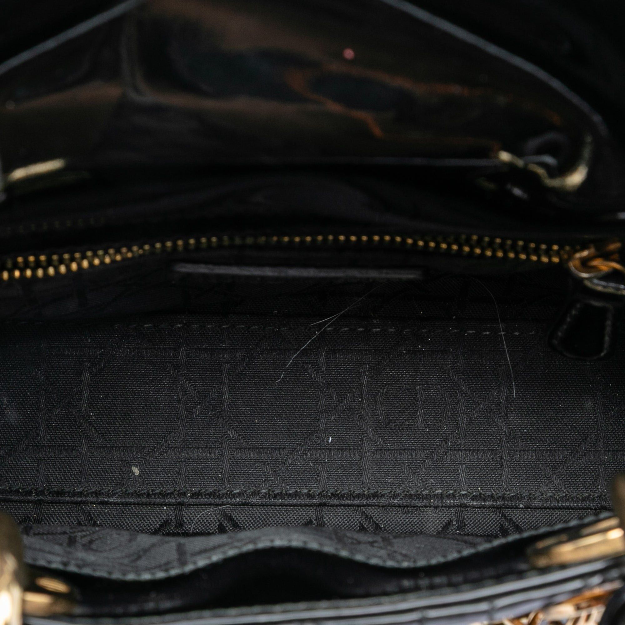 Dior Mini Patent Cannage Lady Dior Size ONE SIZE - 4 Thumbnail