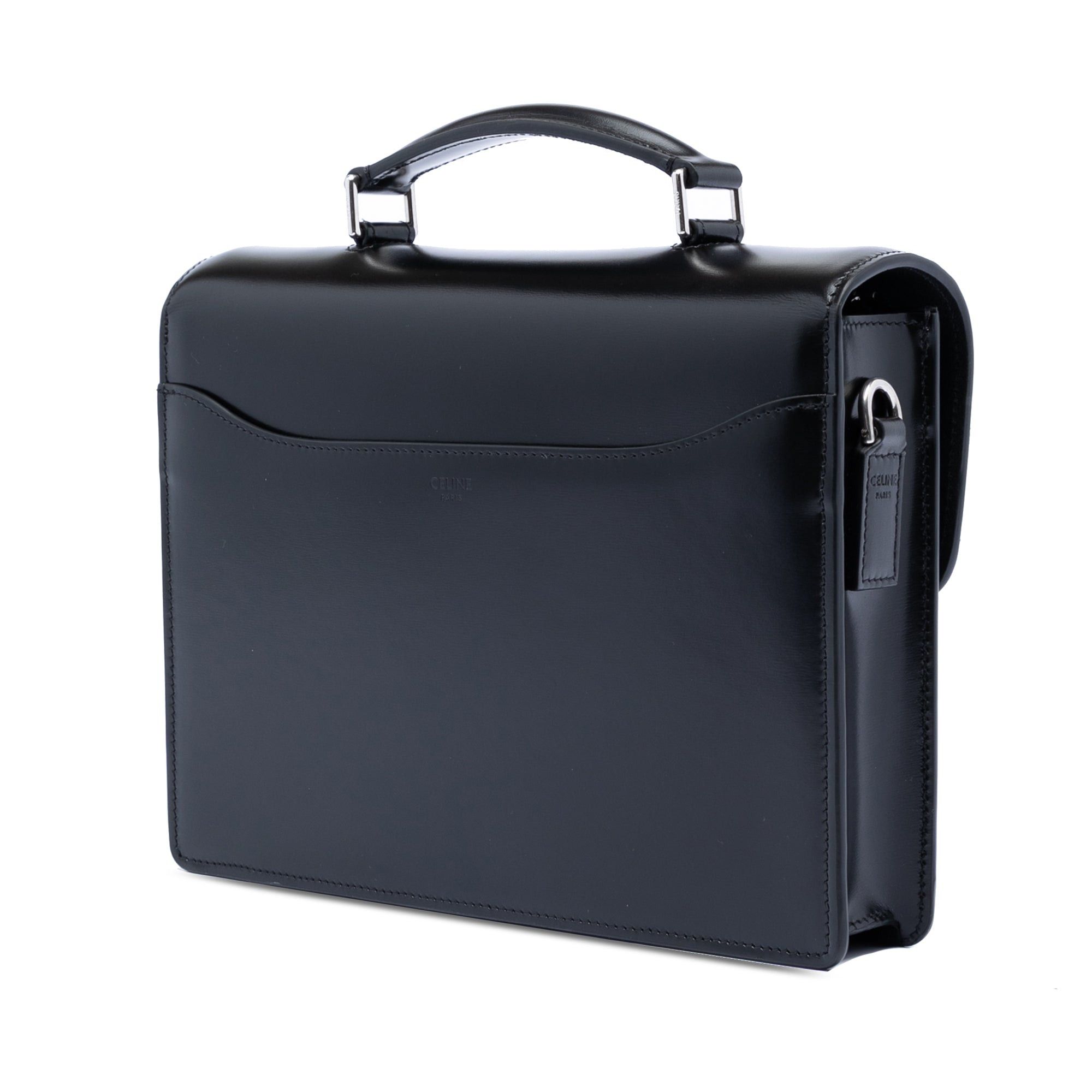 Celine Small Shiny Calfskin Triomphe Cartable Satchel Size ONE SIZE - 2 Thumbnail