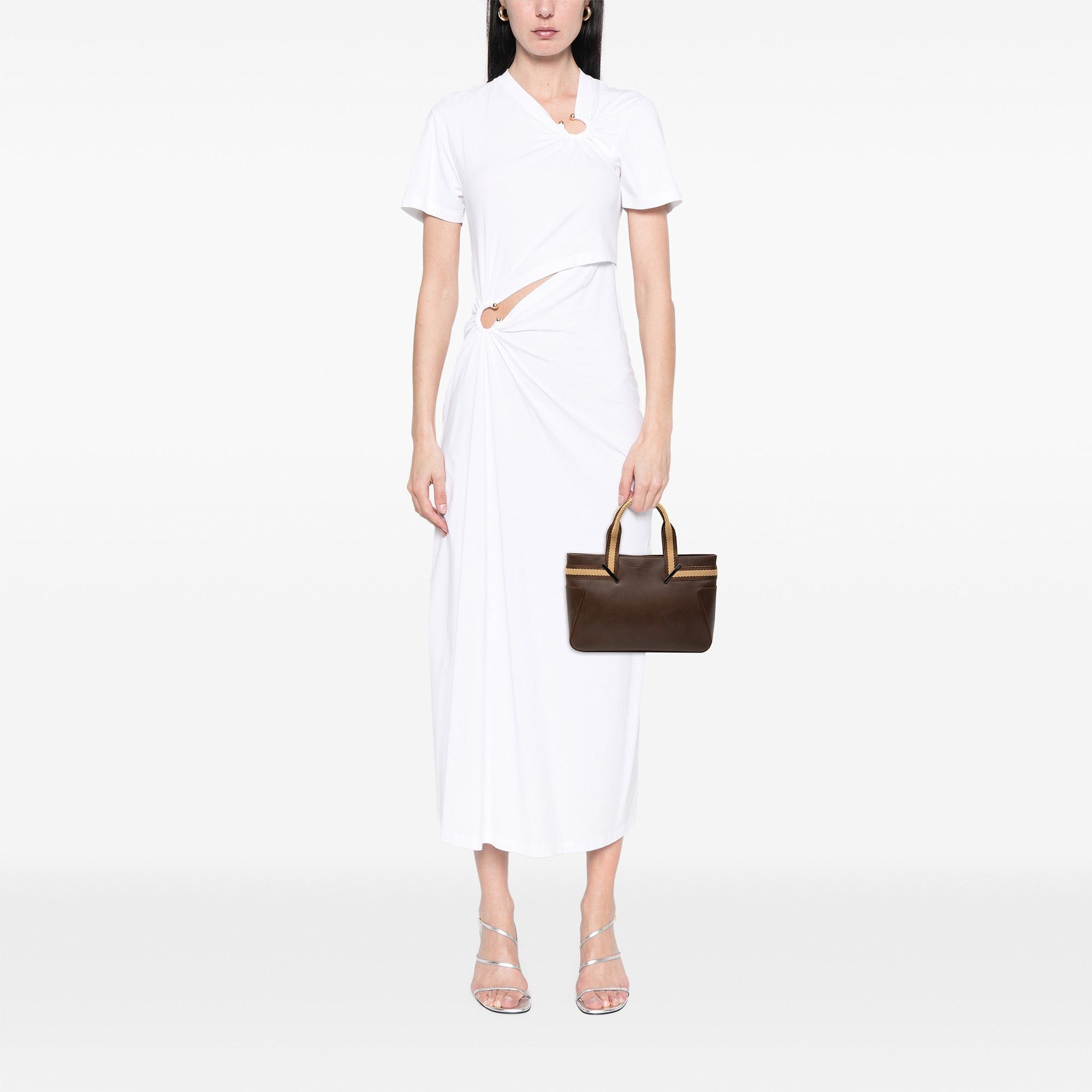 Gucci Leather Web Handbag Size ONE SIZE - 7 Thumbnail