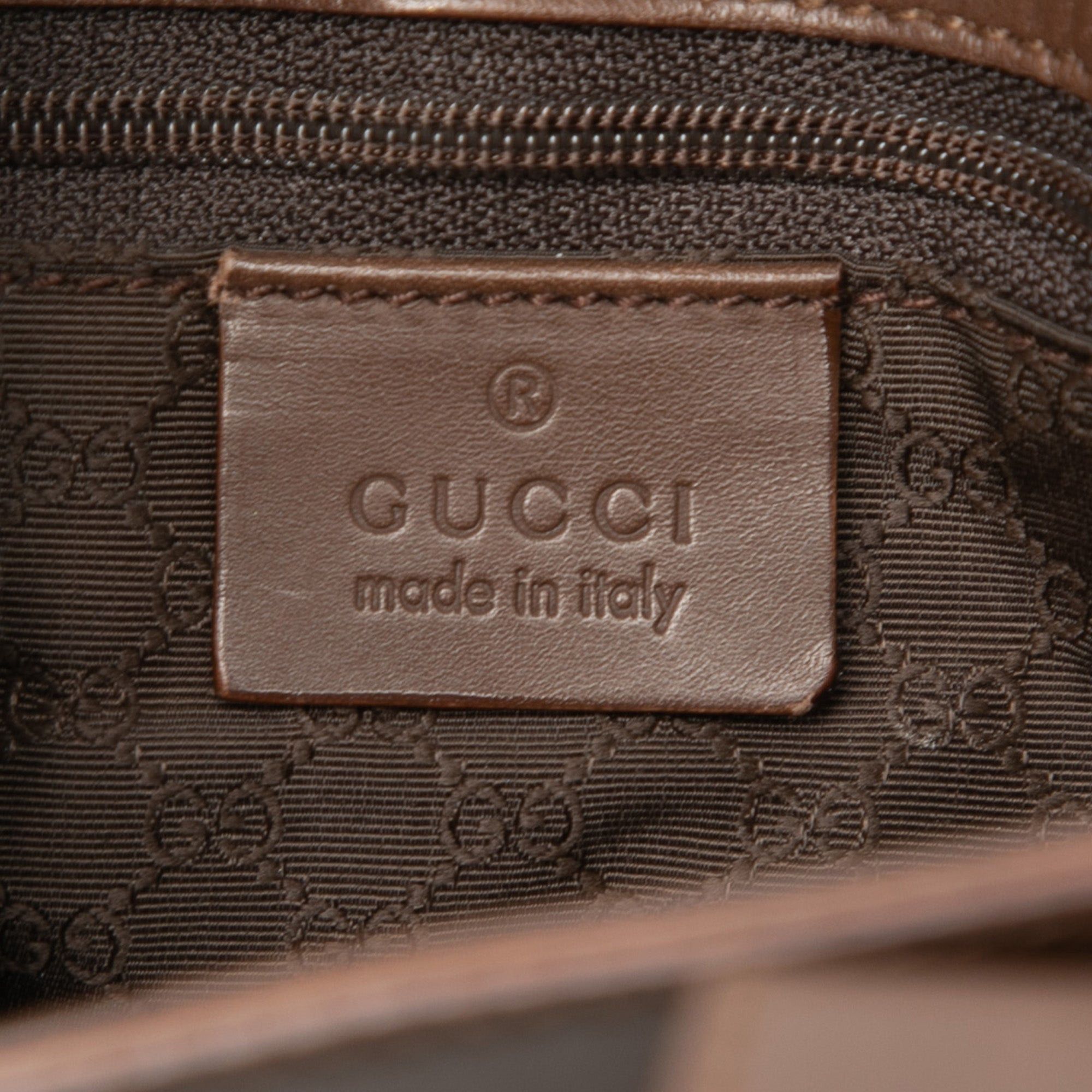 Gucci Leather Web Handbag Size ONE SIZE - 5 Thumbnail
