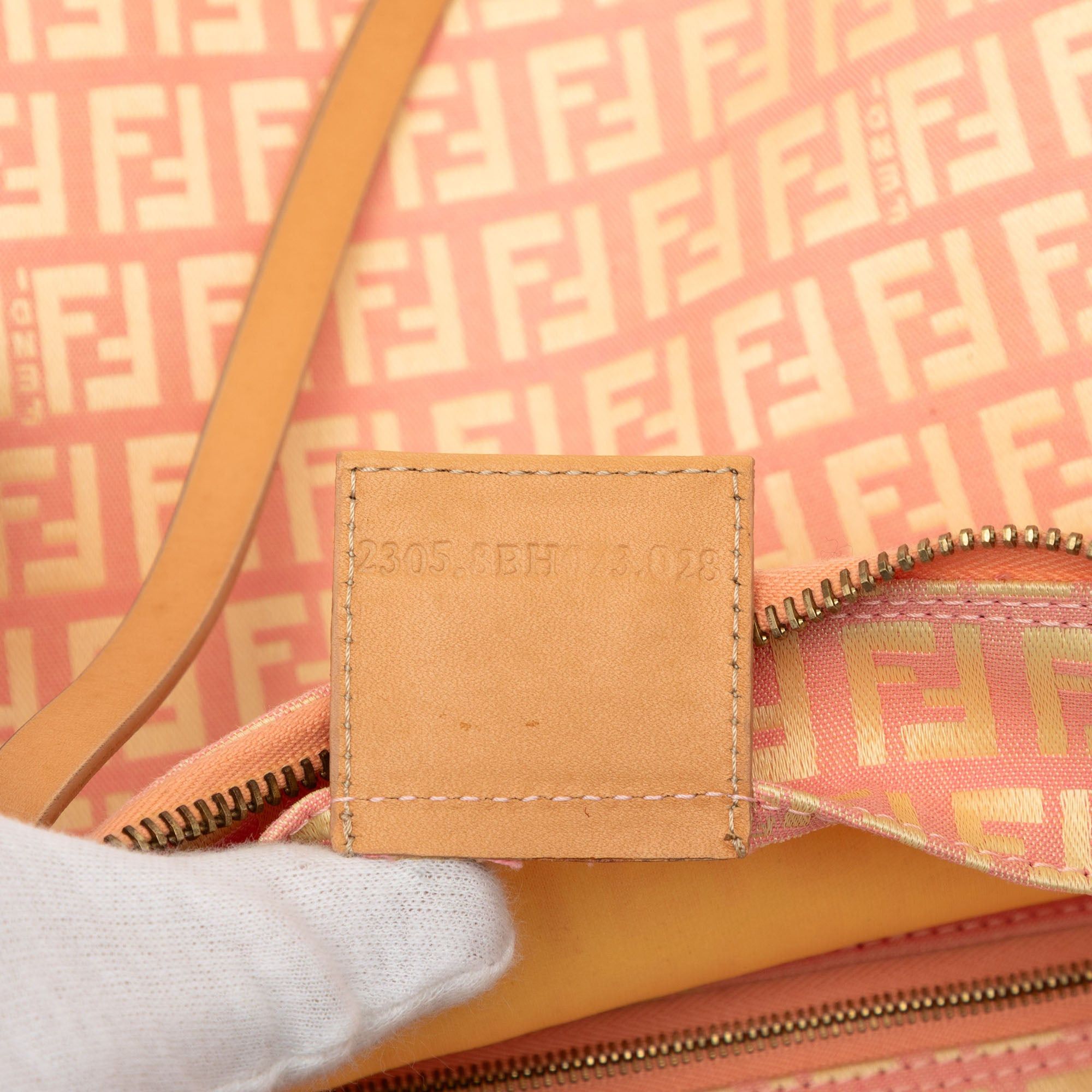 Fendi Small Zucchino Canvas Tote Size ONE SIZE - 6 Thumbnail