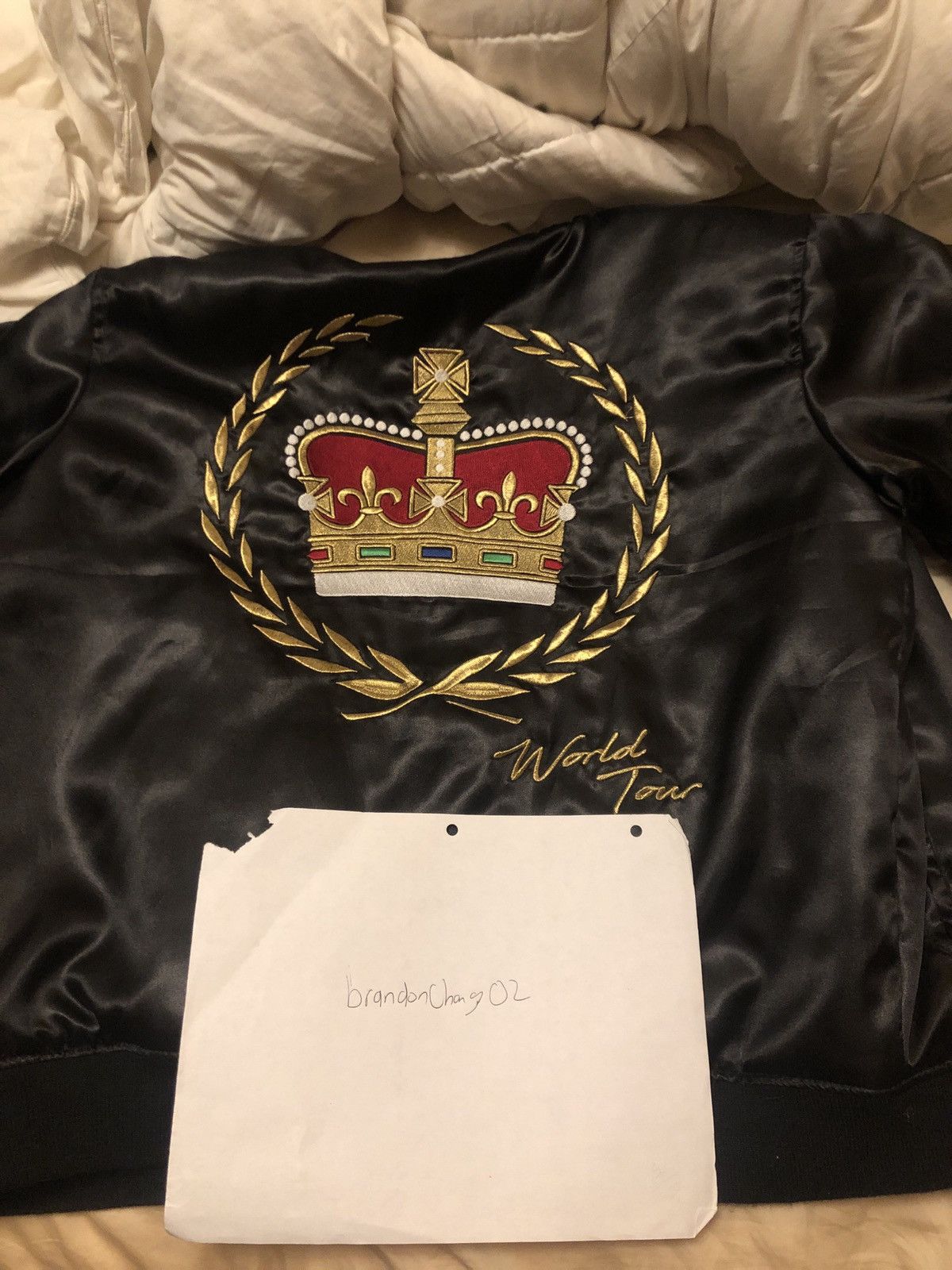 Market Bruno Mars 24k Magic Tour Bomber Jacket. RARE! | Grailed