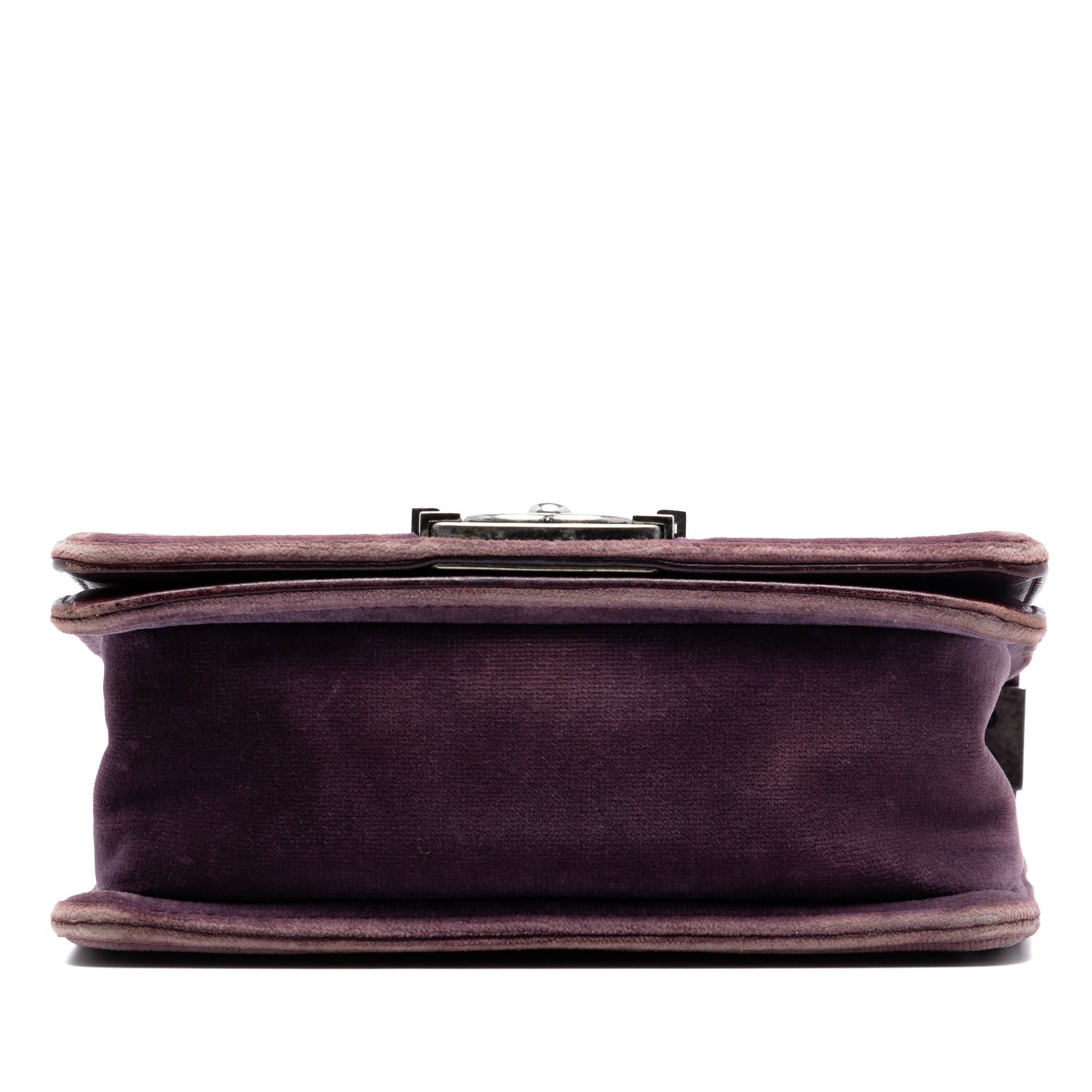 Chanel Small Quilted Velvet Boy Flap Size ONE SIZE - 3 Thumbnail