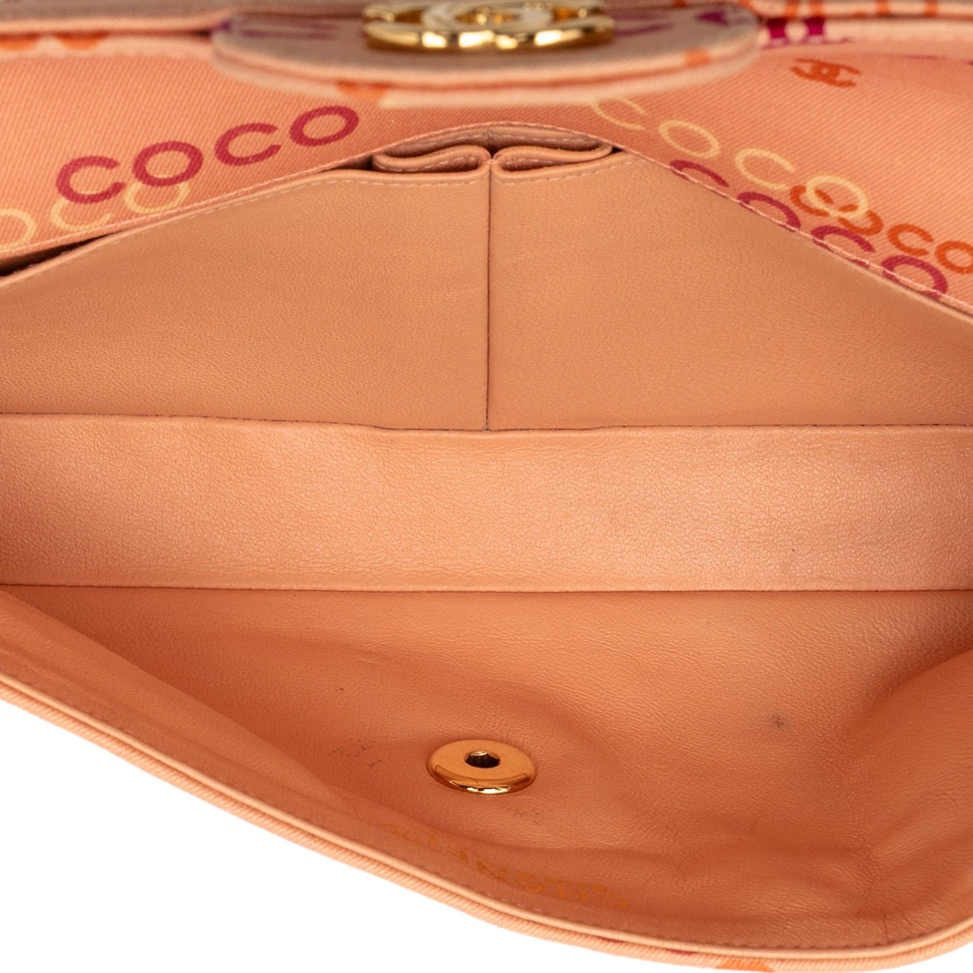 Chanel CC Chocolate Bar Canvas Logo East West Flap Size ONE SIZE - 4 Thumbnail