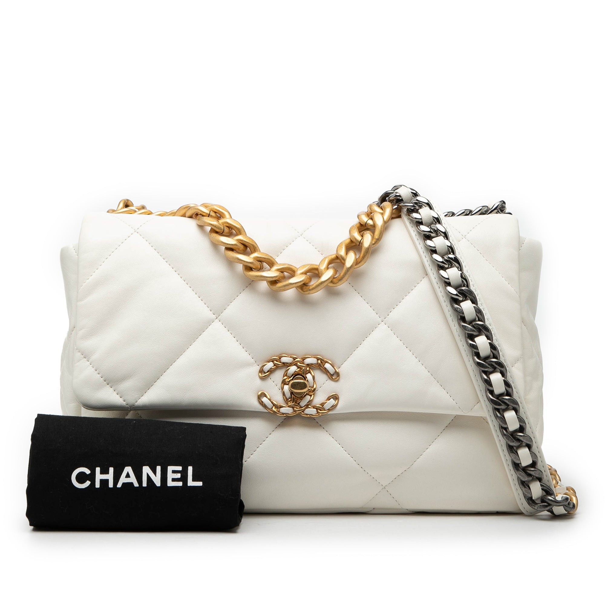 Chanel Large Lambskin 19 Flap Size ONE SIZE - 8 Thumbnail