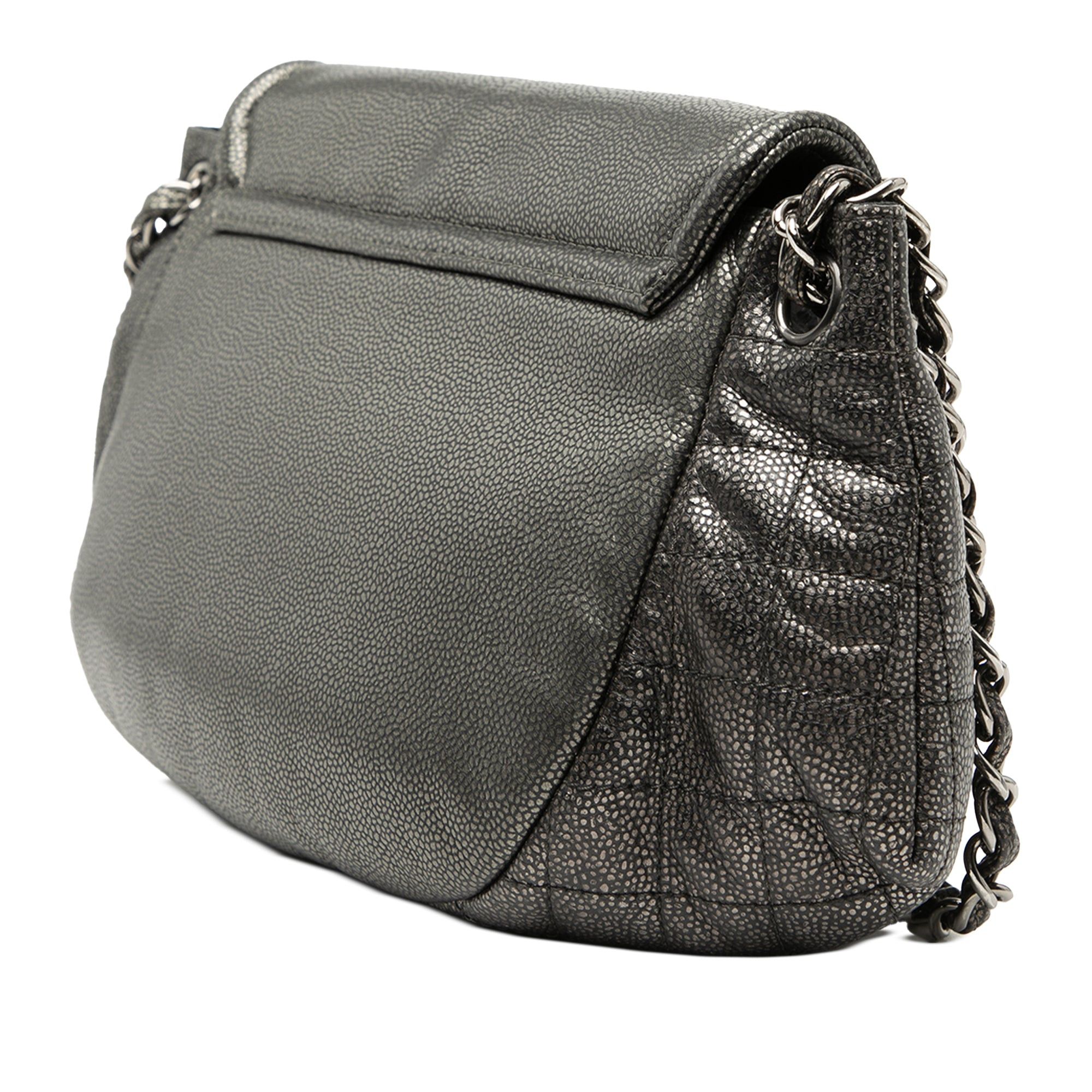 Chanel Large Metallic Caviar Half Moon Flap Size ONE SIZE - 2 Thumbnail