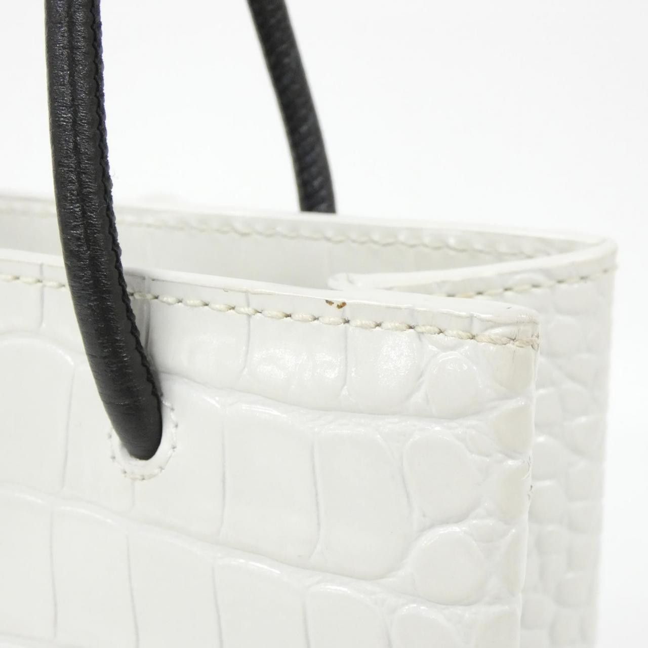 Balenciaga Balenciaga Balenciaga Shopping North South Tote Leather Tote Bag Leather Tote Bag 597858 1U61N DUTY FREE for USA Size ONE SIZE - 4 Thumbnail