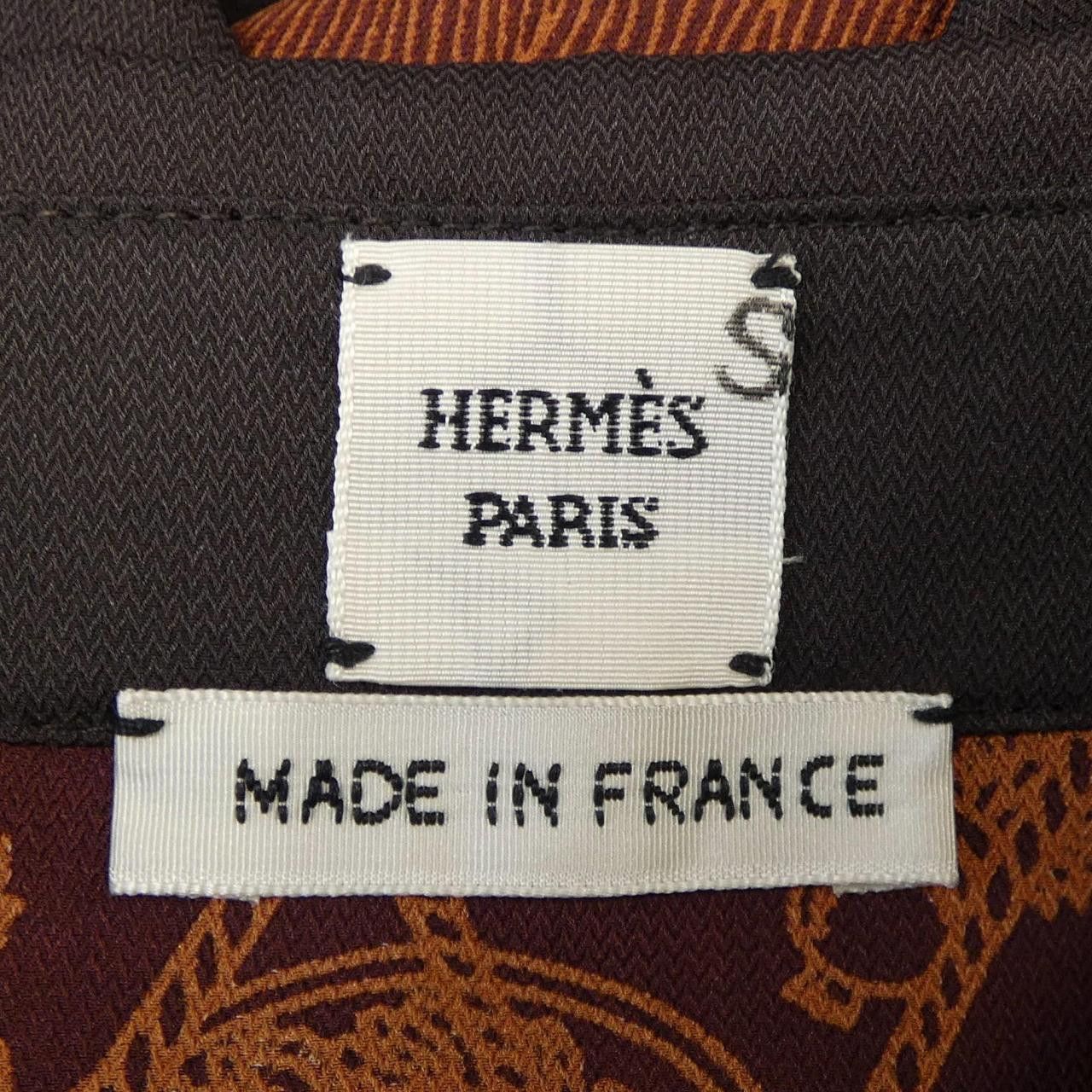 Hermes Hermes Hermes Silk Shirt 34 Textile Tops DUTY FREE for USA Size ONE SIZE - 3 Thumbnail