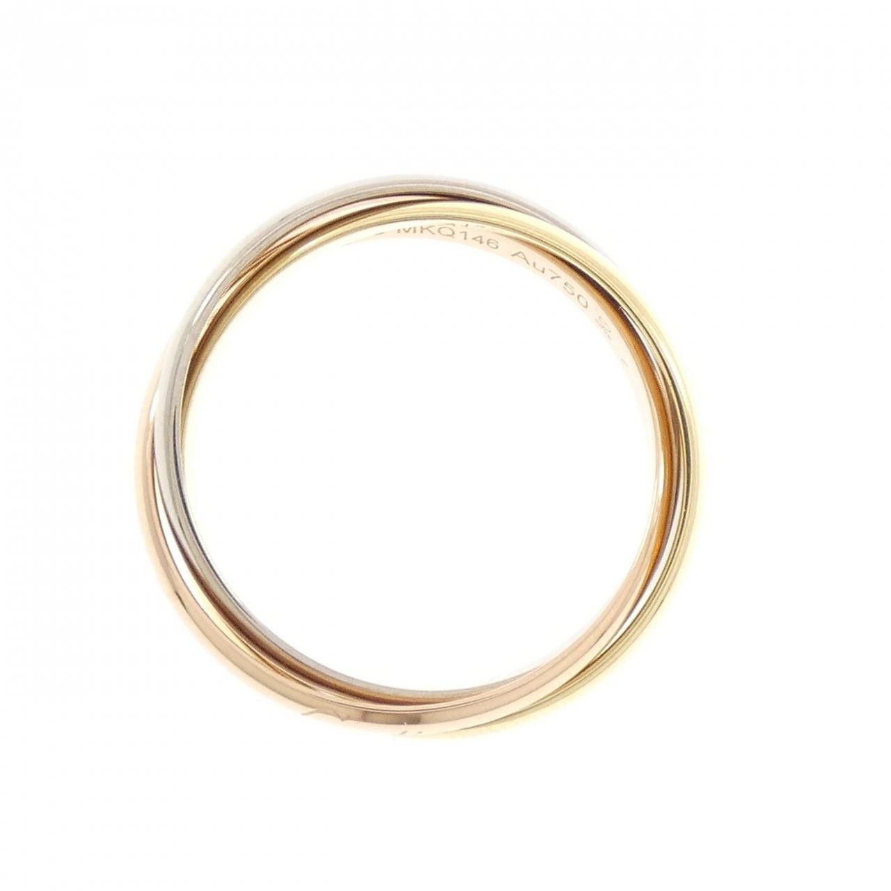 Cartier Cartier Cartier Trinity Au750 ring Size 23 Precious Metal Ring B4086100 DUTY FREE for USA Size ONE SIZE - 2 Thumbnail
