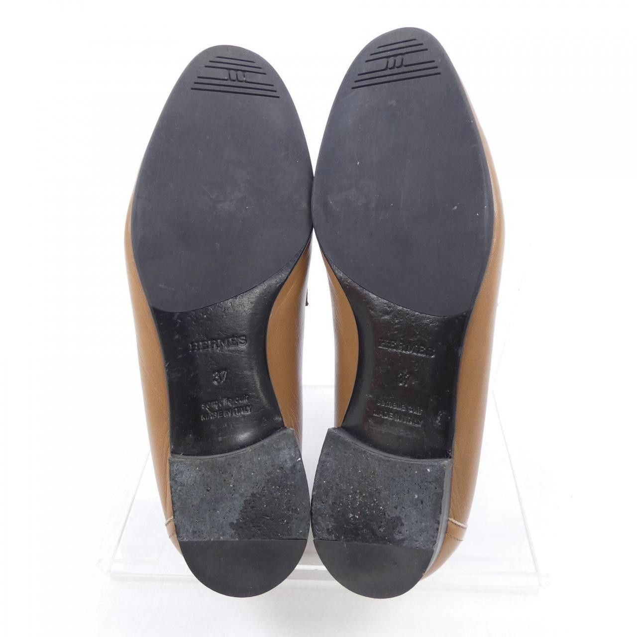 Hermes Hermes Hermes Paris H Buckle Leather Shoes Leather Shoes DUTY FREE for USA Size ONE SIZE - 4 Thumbnail