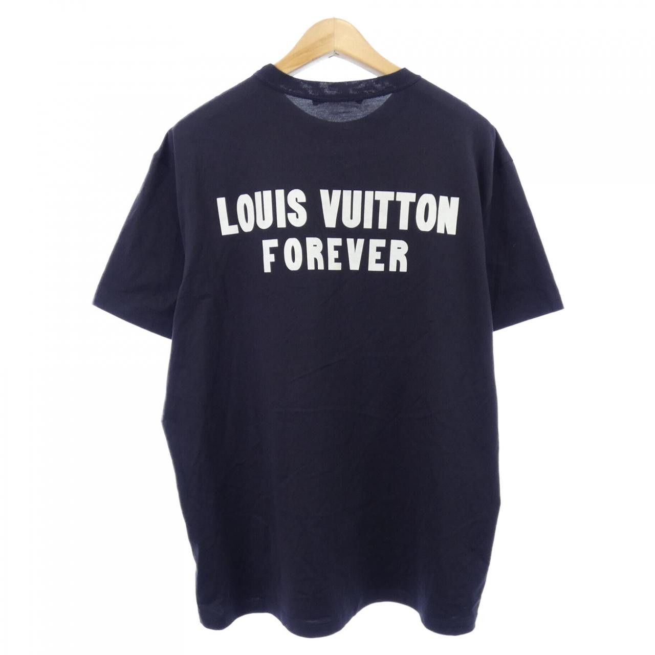 Louis Vuitton Louis Vuitton Louis Vuitton Upside-Down LV Logo Cotton T Shirt Textile T-Shirts HFY21WFMB DUTY FREE for USA Size ONE SIZE - 2 Thumbnail