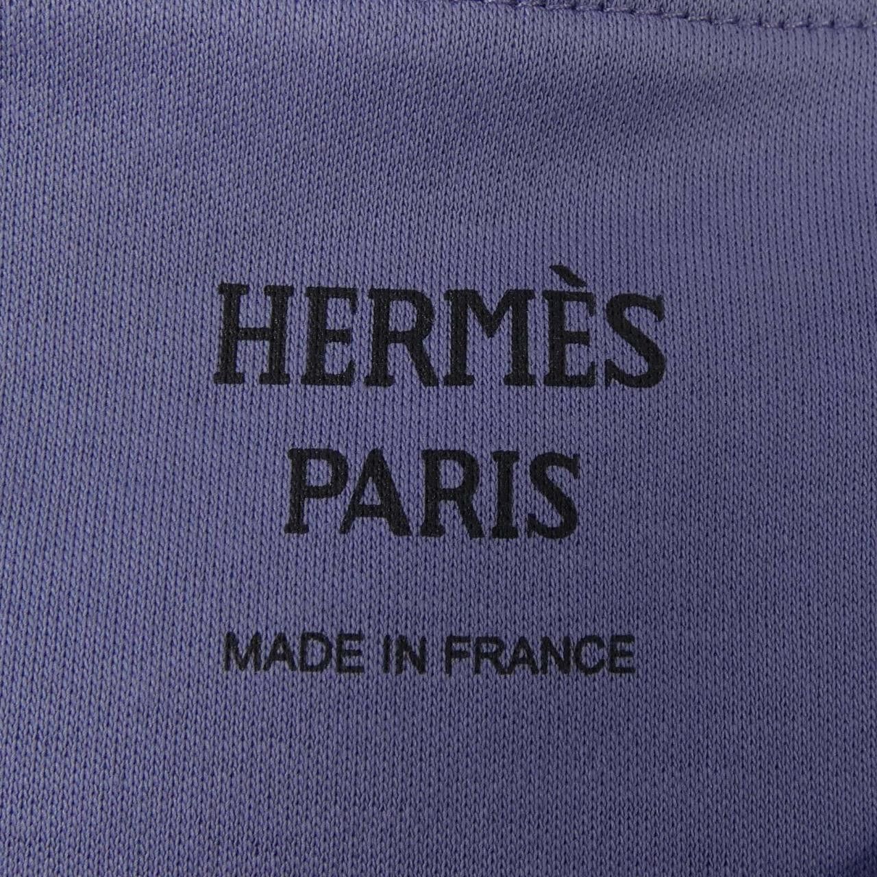 Hermes Hermes Hermes Cartouche Parfroy TShirt Textile T-Shirts 5H4632DC DUTY FREE for USA Size ONE SIZE - 4 Thumbnail