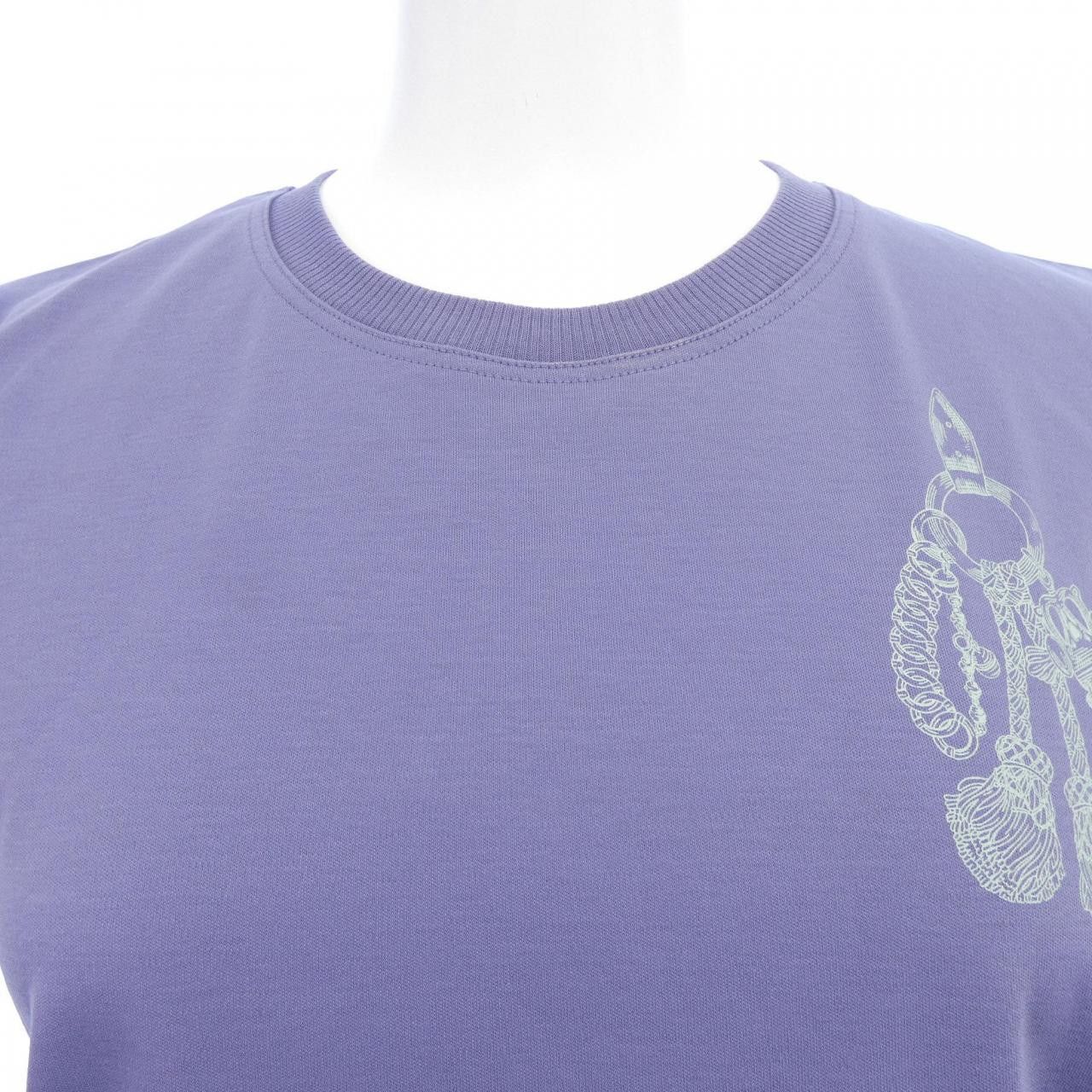 Hermes Hermes Hermes Cartouche Parfroy TShirt Textile T-Shirts 5H4632DC DUTY FREE for USA Size ONE SIZE - 5 Thumbnail