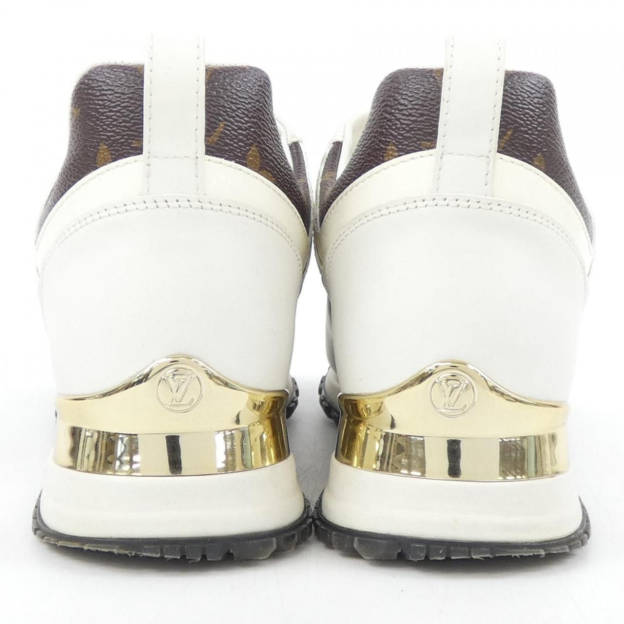 Louis Vuitton Louis Vuitton Louis Vuitton Run Away Line Calf Leather Monogram Sneakers Leather Shoes DUTY FREE for USA Size ONE SIZE - 5 Thumbnail