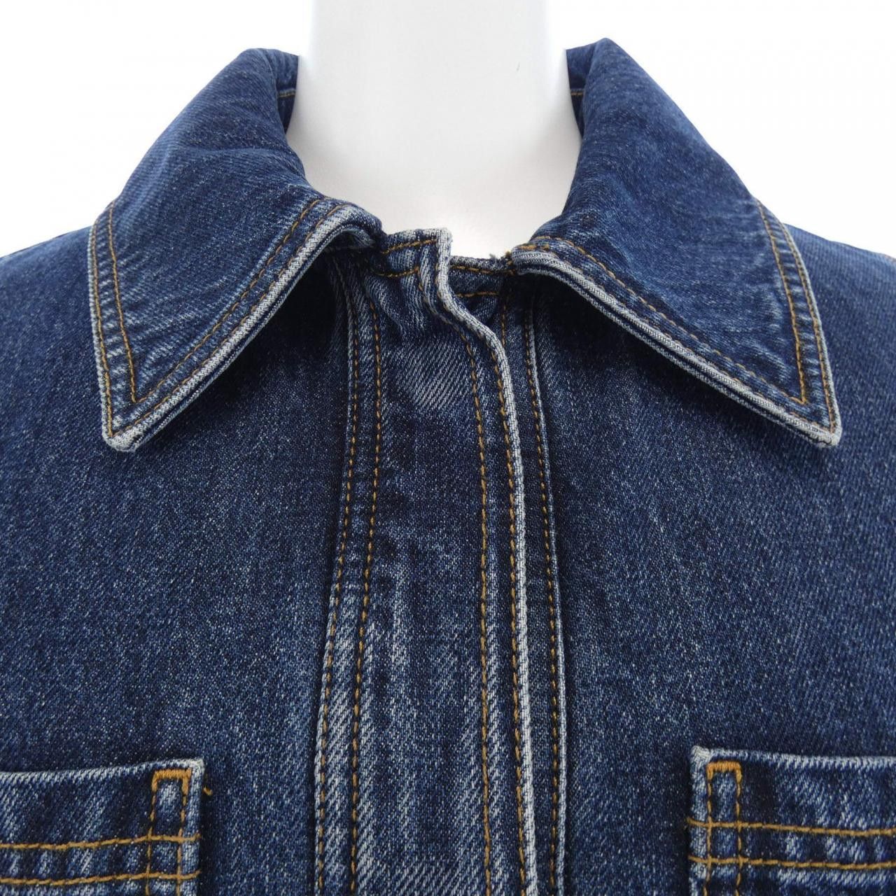 Loewe Loewe Loewe Denim Jacket Textile Outerwear S540Y50X32 DUTY FREE for USA Size ONE SIZE - 6 Thumbnail