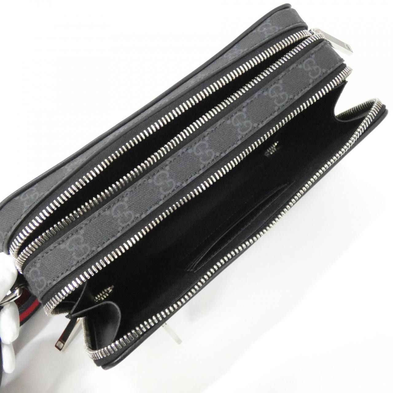 Gucci Gucci Gucci GG Supreme Canvas Shoulder Bag Leather Shoulder Bag 822072FADJA DUTY FREE for USA Size ONE SIZE - 8 Thumbnail