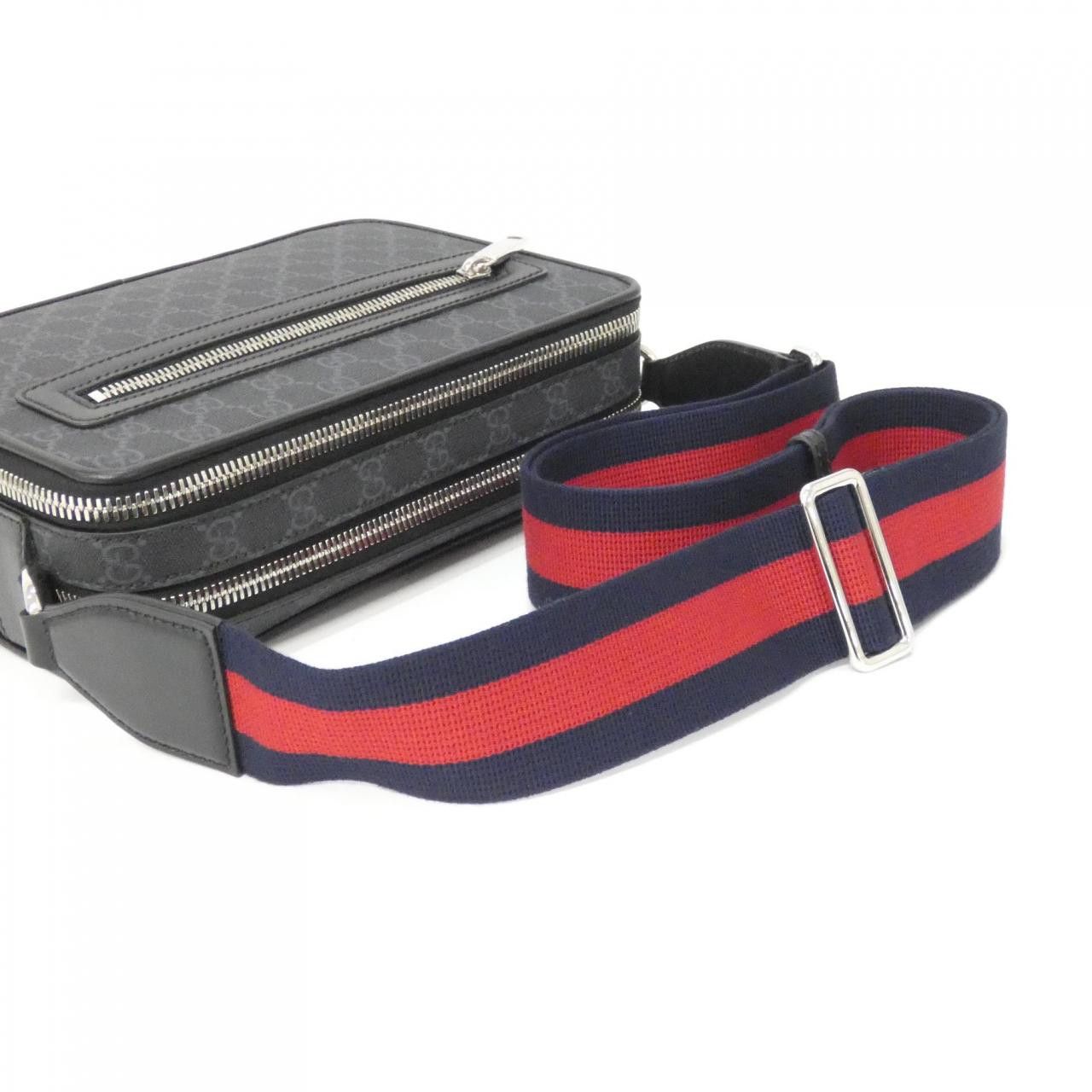Gucci Gucci Gucci GG Supreme Canvas Shoulder Bag Leather Shoulder Bag 822072FADJA DUTY FREE for USA Size ONE SIZE - 7 Thumbnail