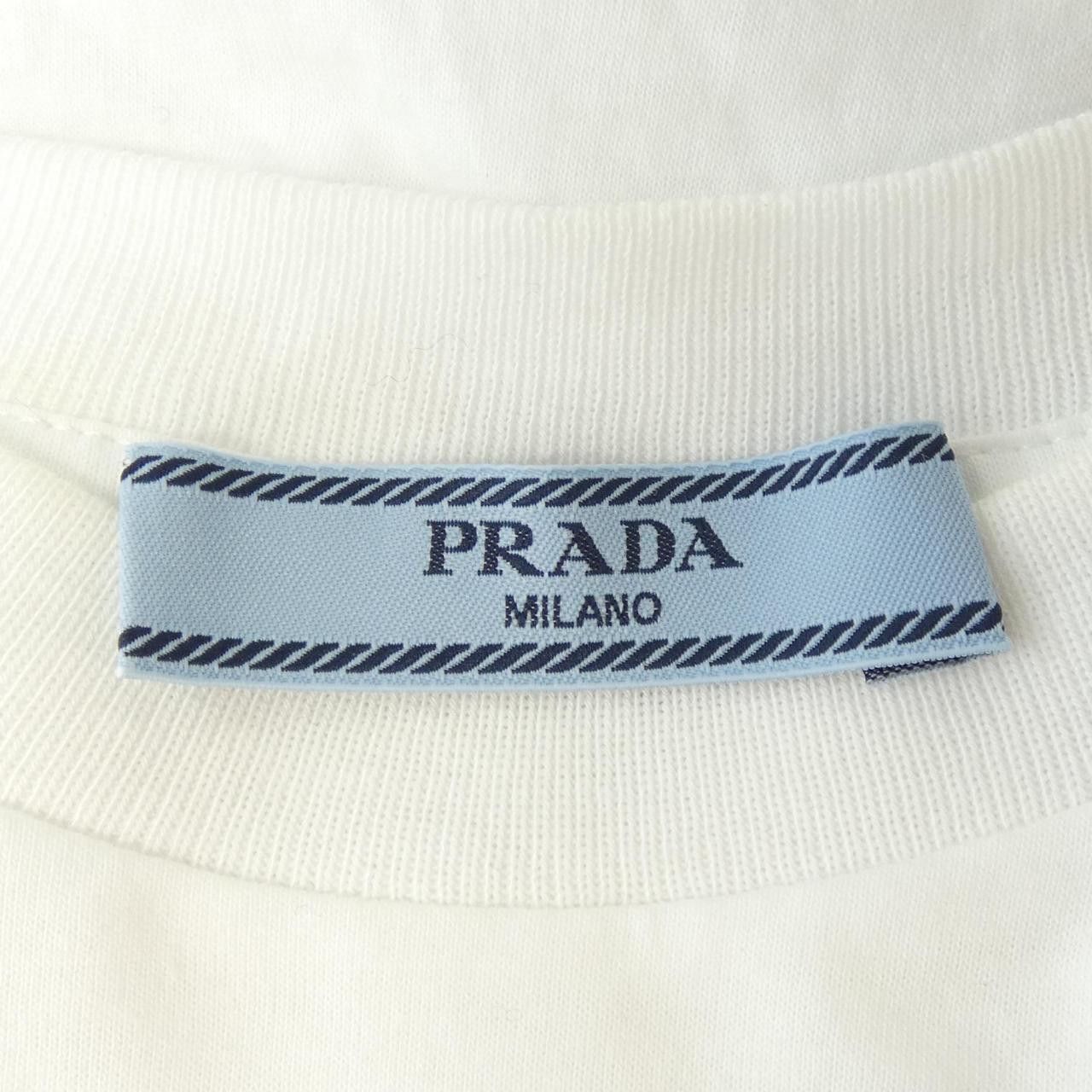 Prada Prada Prada Triangle Logo Top Textile Tops 34675SOOO11CD DUTY FREE for USA Size ONE SIZE - 4 Thumbnail