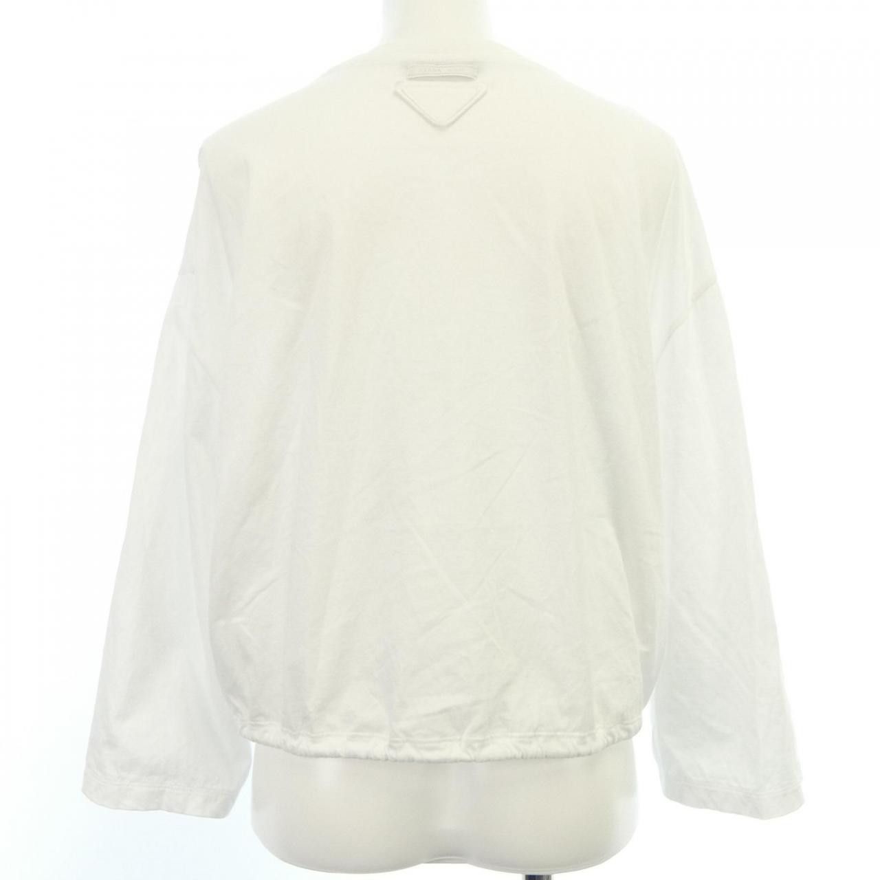 Prada Prada Prada Triangle Logo Top Textile Tops 34675SOOO11CD DUTY FREE for USA Size ONE SIZE - 2 Thumbnail
