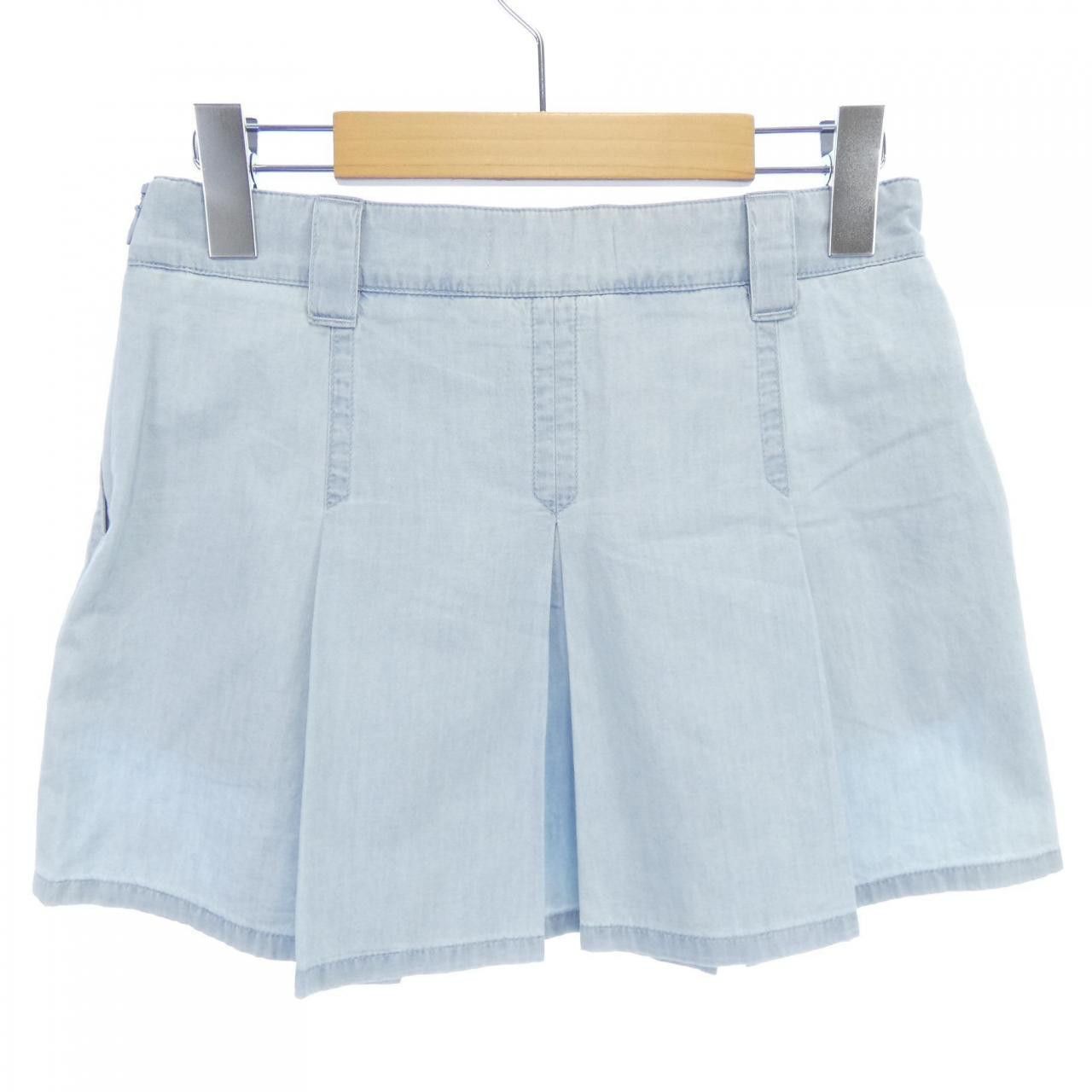 Miu Miu Miu Miu Miu Miu MIU MIU Logo Label Skirt Textile Skirts GWD328S00014UT DUTY FREE for USA Size ONE SIZE - 2 Thumbnail