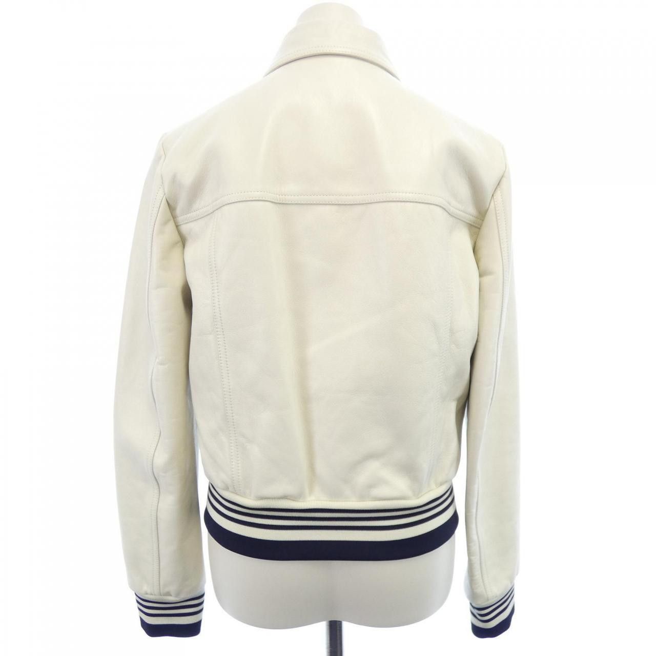 Celine Celine Celine Lamb Leather Jacket Leather Outerwear 2EF04291D DUTY FREE for USA Size ONE SIZE - 2 Thumbnail