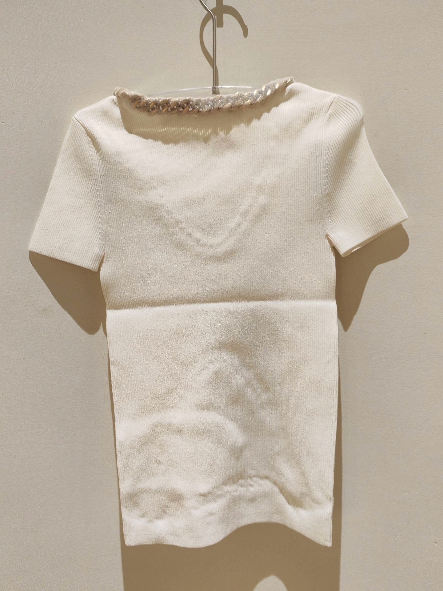 Alexander Wang Alexander Wang White Chain Knit Top Size XS / US 0-2 / IT 36-38 - 2 Thumbnail