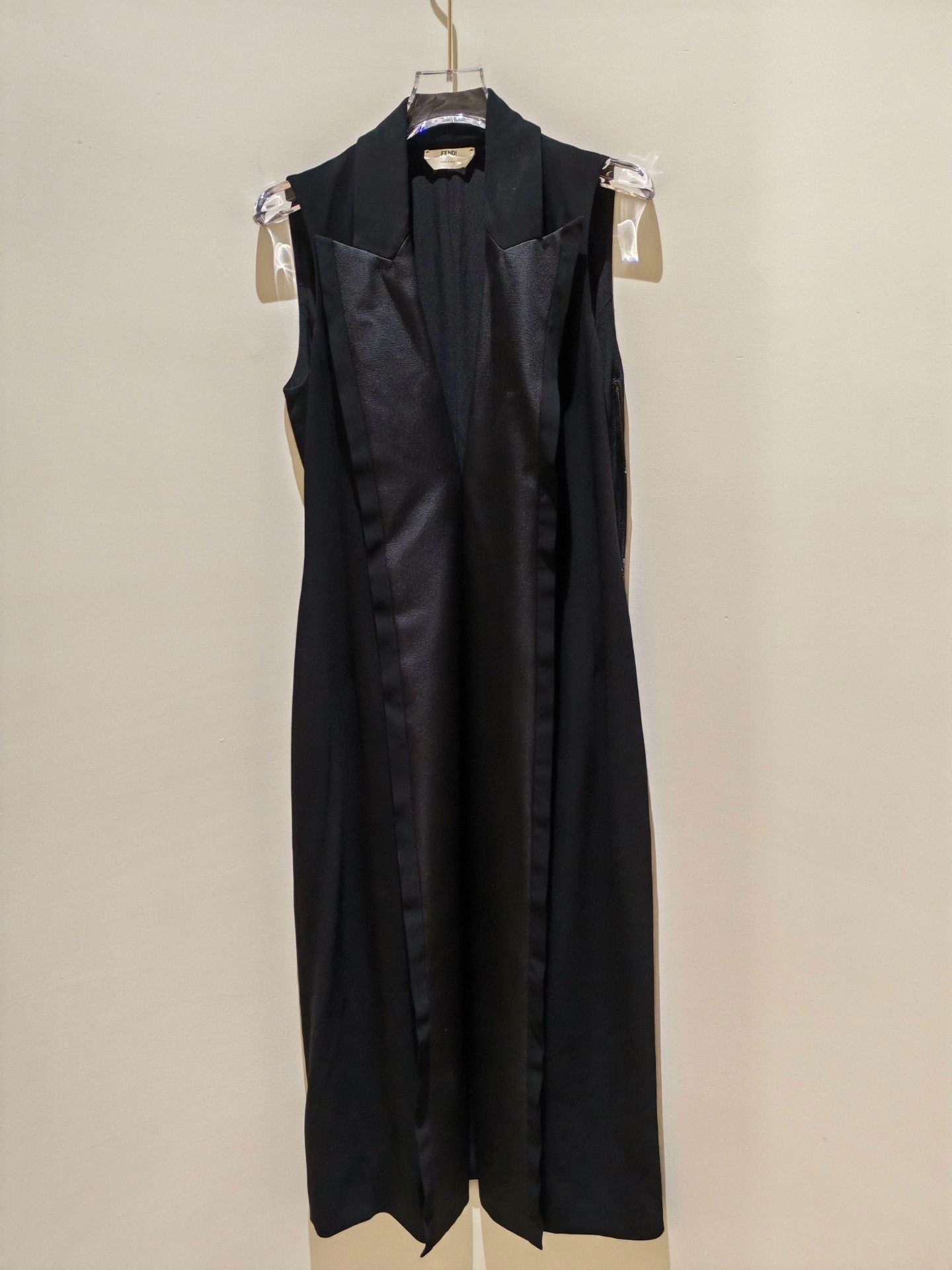 Fendi FENDI Black Sleeveless Dress Size S / US 4 / IT 40 - 2 Thumbnail