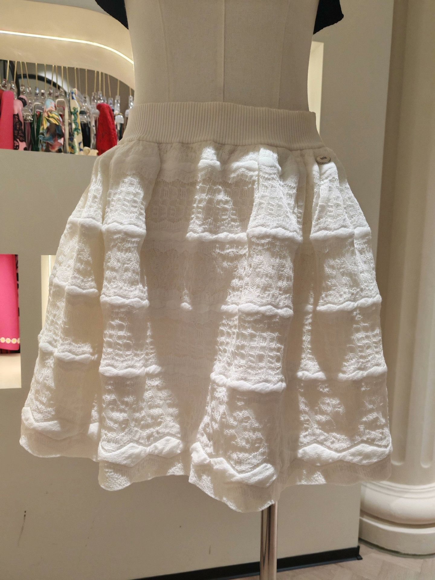 Chanel CHANEL Black White Contrast Knit Set Size ONE SIZE - 5 Thumbnail